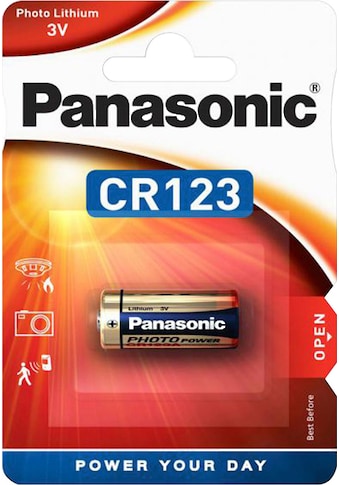Panasonic Batterie »Cylindrical Lithium - CR123«, 3 V kaufen