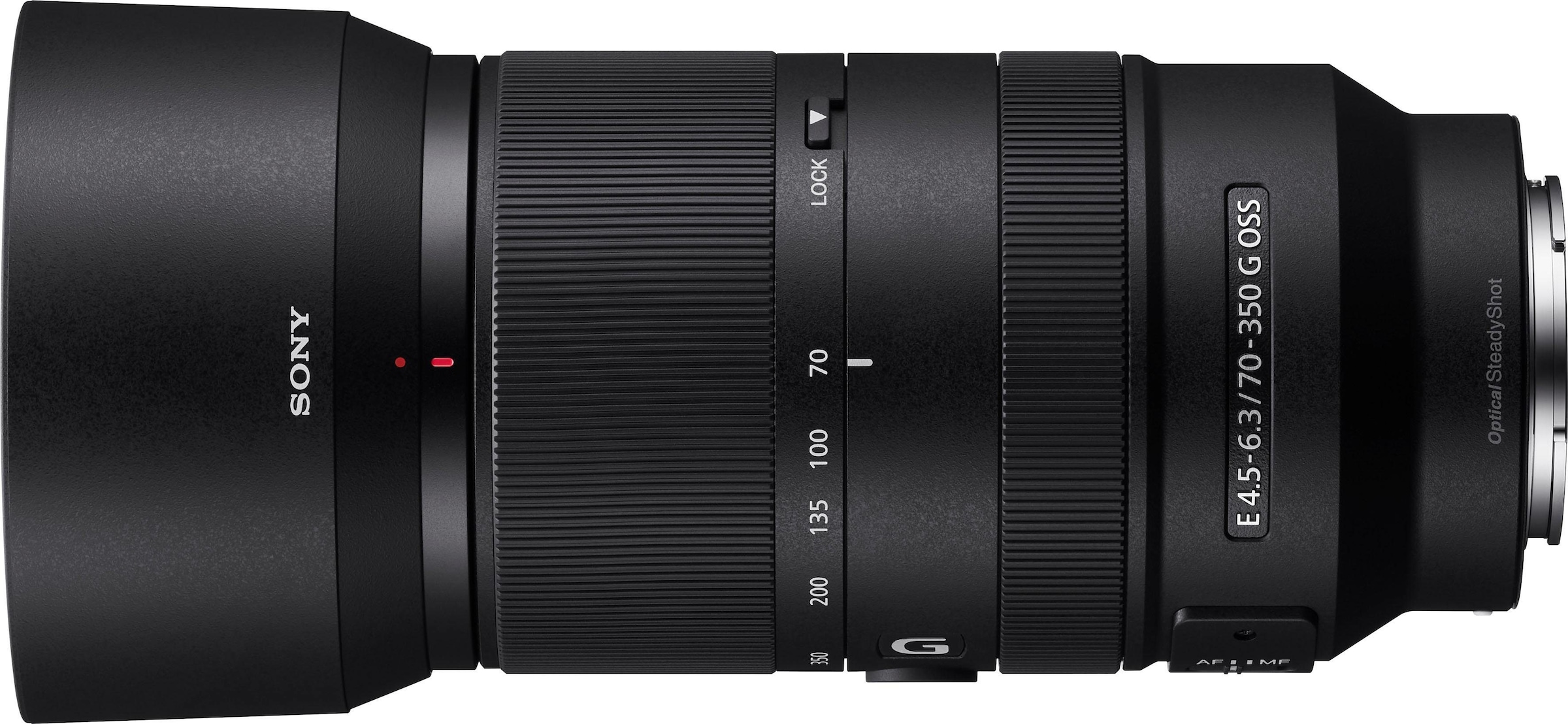 Sony Objektiv »SEL-70350G E-Mount Super-Telezoom«, E 70-350mm F4.5-6.3 G, OSS, APS-C