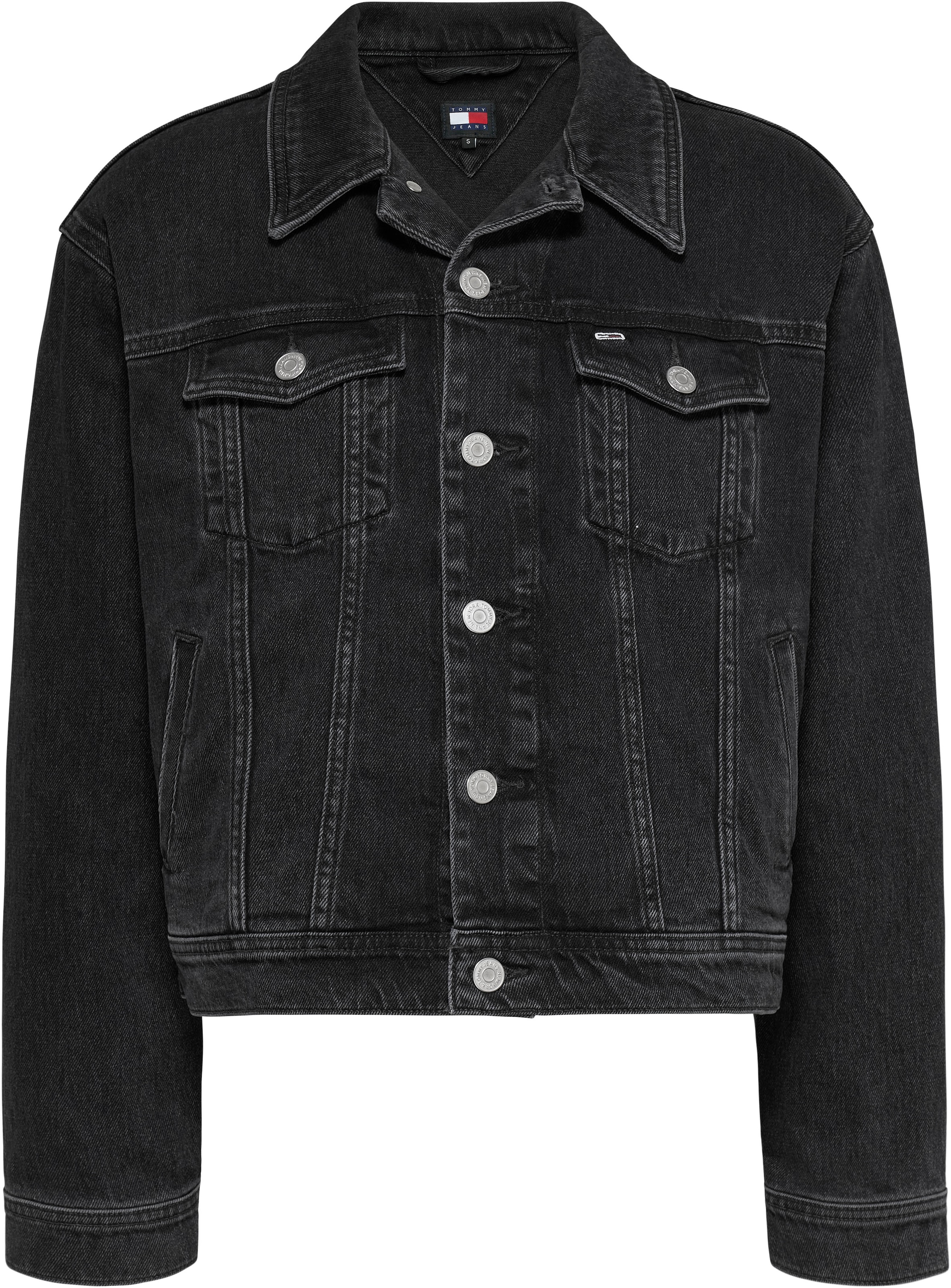 Tommy Jeans Jeansjacke »MOM CLS JACKET CG4181«, mit Logpatch