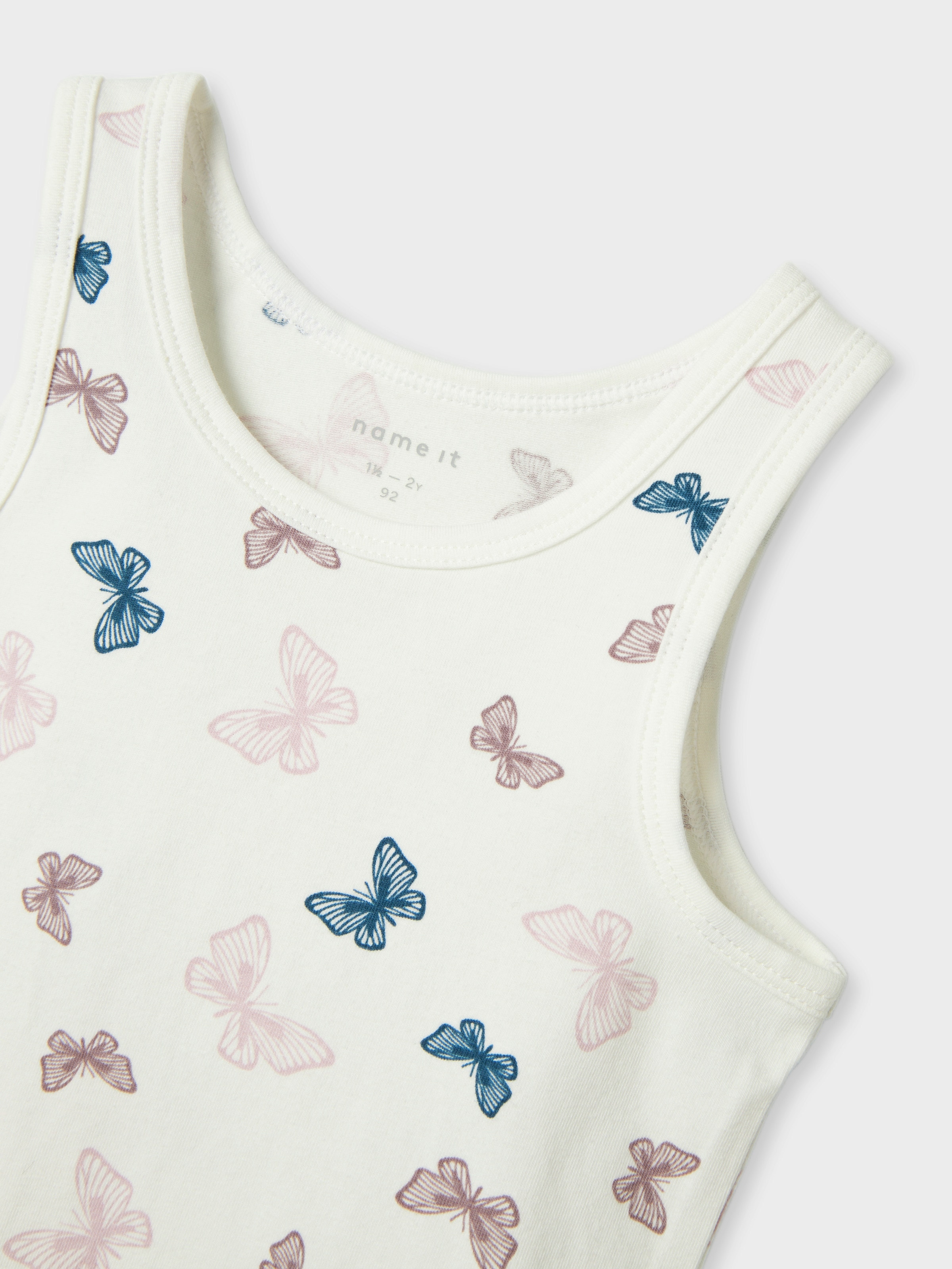 Name It Unterhemd »NMFTANK TOP 2P JET STREAM BUTTERFLY NOOS«, (Packung, 2 St.)