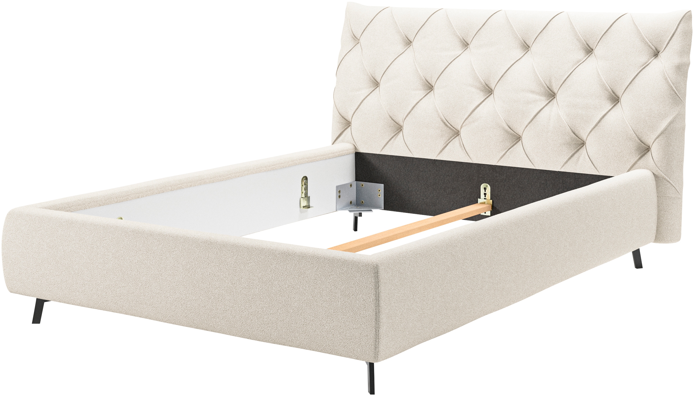 Home affaire »Elloree, in 4 Breiten bis 200cm, auch in Leder« Kopfteilhöhe 105 cm, belastbar bis 280 kg, auch in Überlänge 220cm