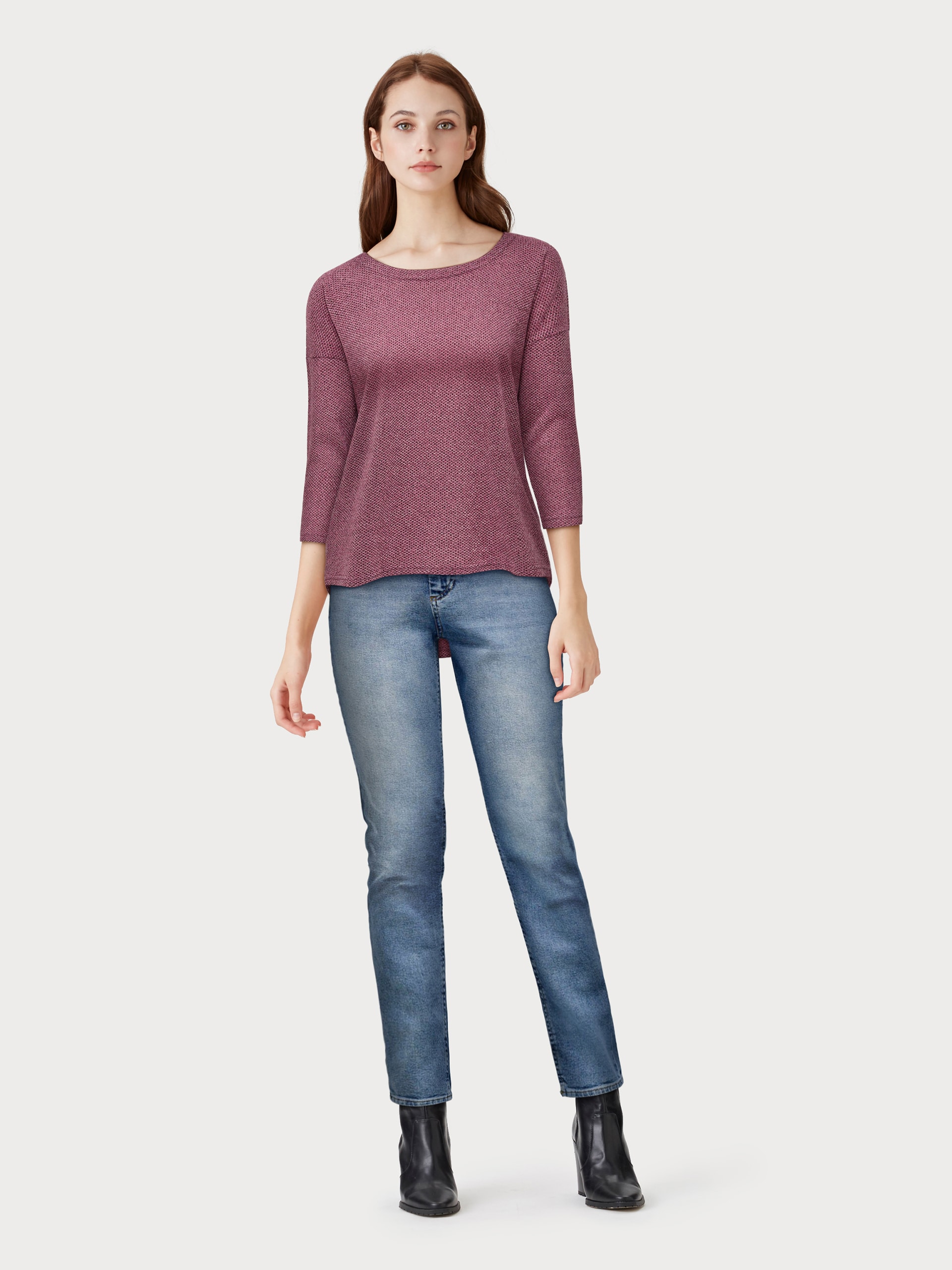 ONLY 3/4-Arm-Shirt »ONLALBA 3/4 TOP JRS NOOS«