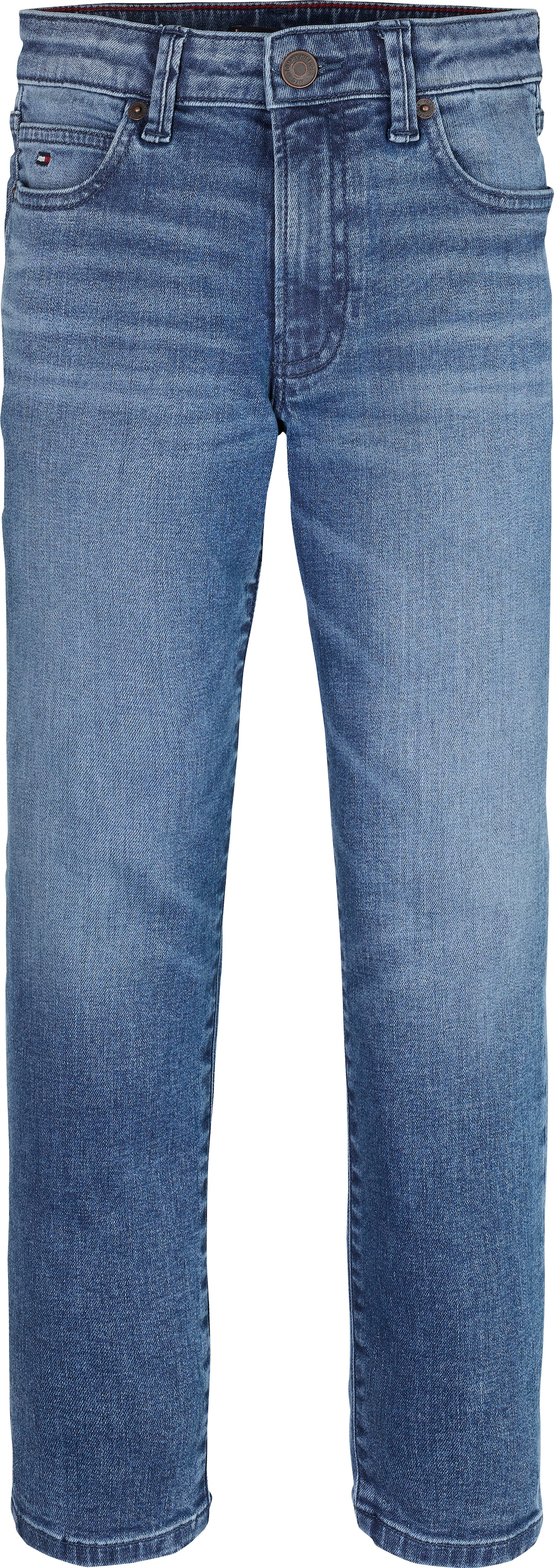 Tommy Hilfiger Straight-Jeans »MODERN STRAIGHT« für Kinder bis 16 Jahre, in heller Waschung