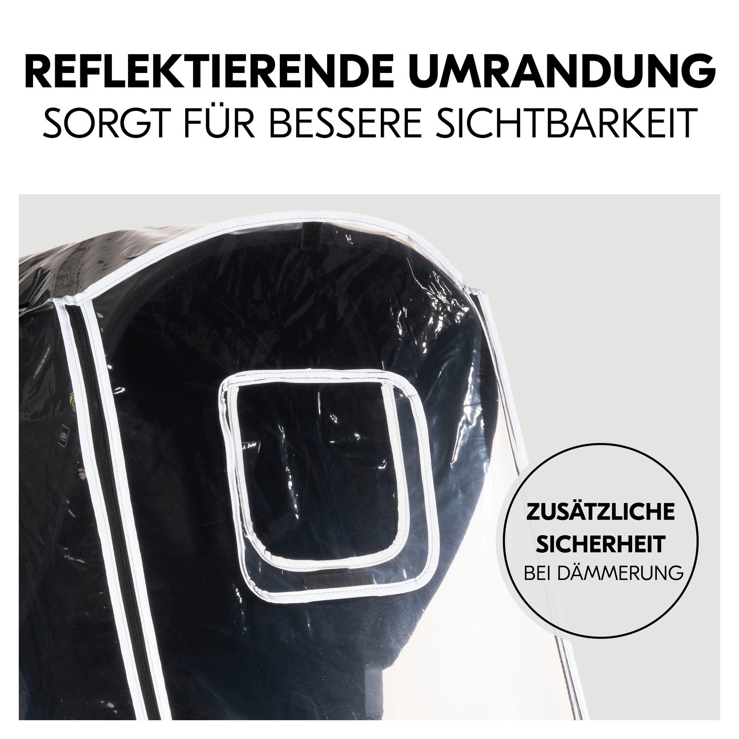 Hauck Kinderwagen-Regenschutzhülle »Pushchair Raincover 4W«, für 4-Rad-Buggy