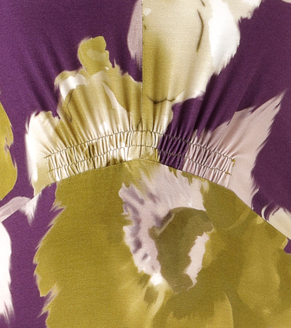 Aniston SELECTED Midikleid mit Smok-Details und fantasievollem Blütendruck - NEUE KOLLEKTION