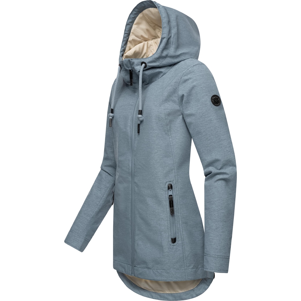 Ragwear Outdoorjacke »Übergangsjacke Zuzka«, mit Kapuze, stylische Übergangsjacke mit großer Kapuze