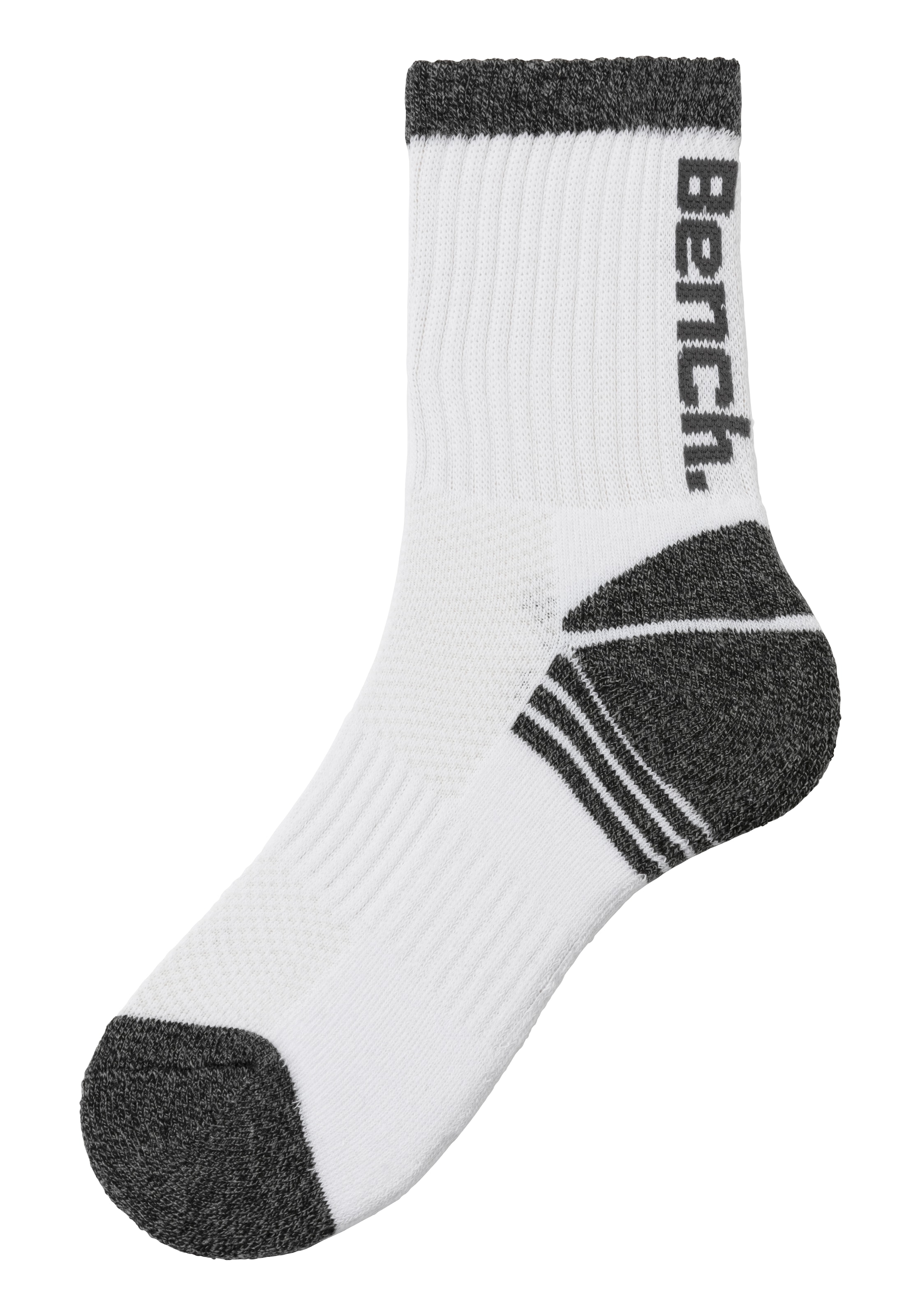 Bench. Tennissocken, (Packung, 3 Paar), mit Pikeestruktur und Mittelfußgummi