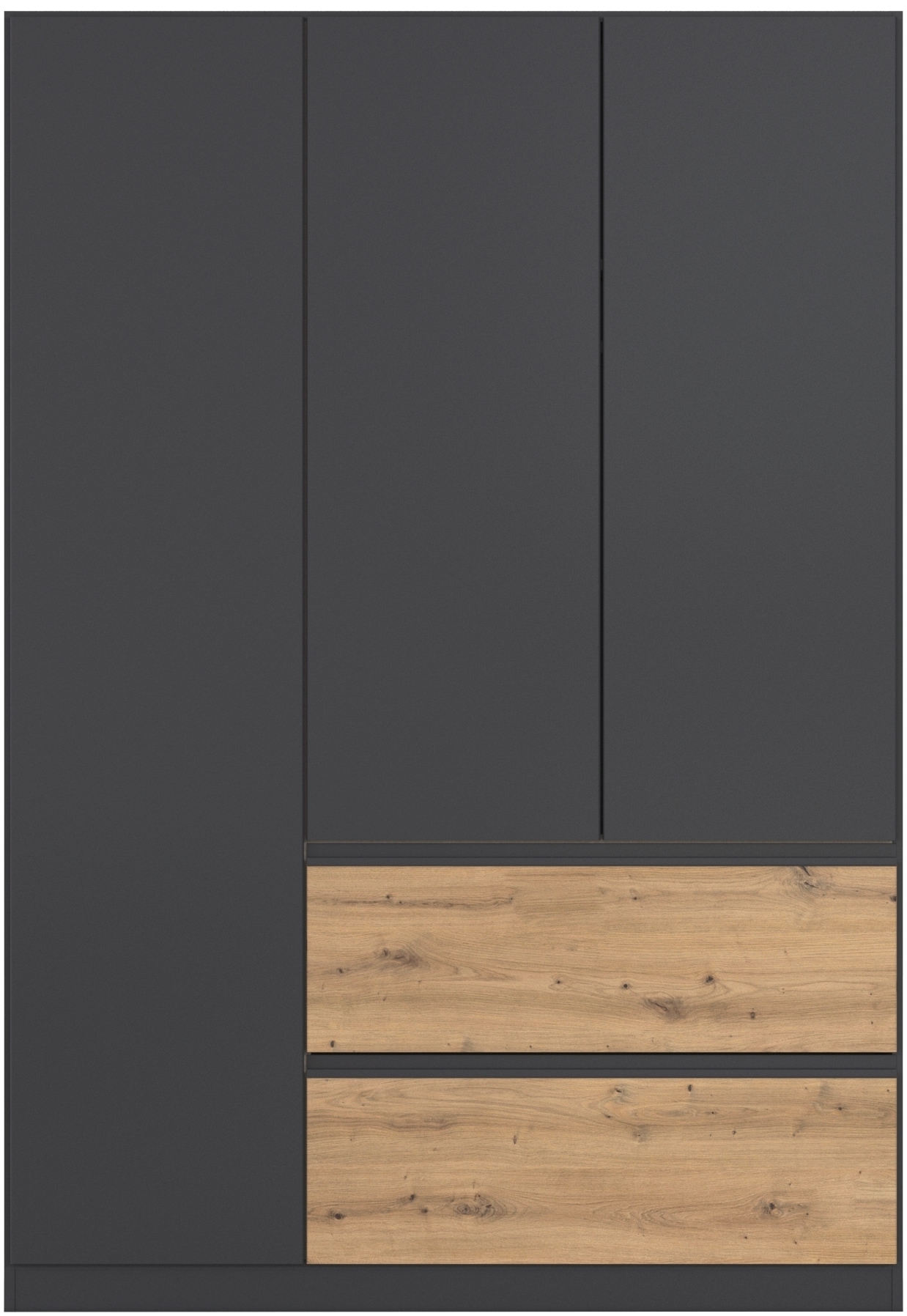 rauch Drehtürenschrank »Kleiderschrank Schrank Garderobe Wäscheschrank Schlafzimmer JOEL« in 3 verschiedenen Ausstattungen BASIC/CLASSIC/PREMIUM,  mit zwei Schubladen, mit Push-to-Open Funktion MADE IN GERMANY