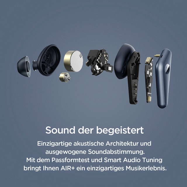 Libratone wireless In-Ear-Kopfhörer »AIR+ (2nd Gen)«, Bluetooth,  SmartSound-Noise-Cancelling-True Wireless-Geräuschisolierung ➥ 3 Jahre XXL  Garantie | UNIVERSAL