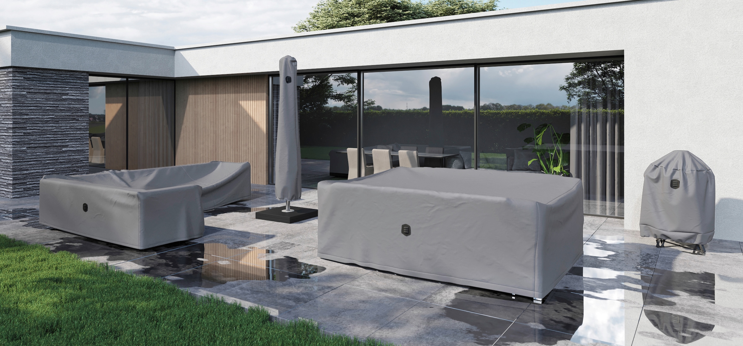 Siena Garden Gartenmöbel-Schutzhülle »AquaShield«, Sitzgruppenhülle 200x150x85 cm