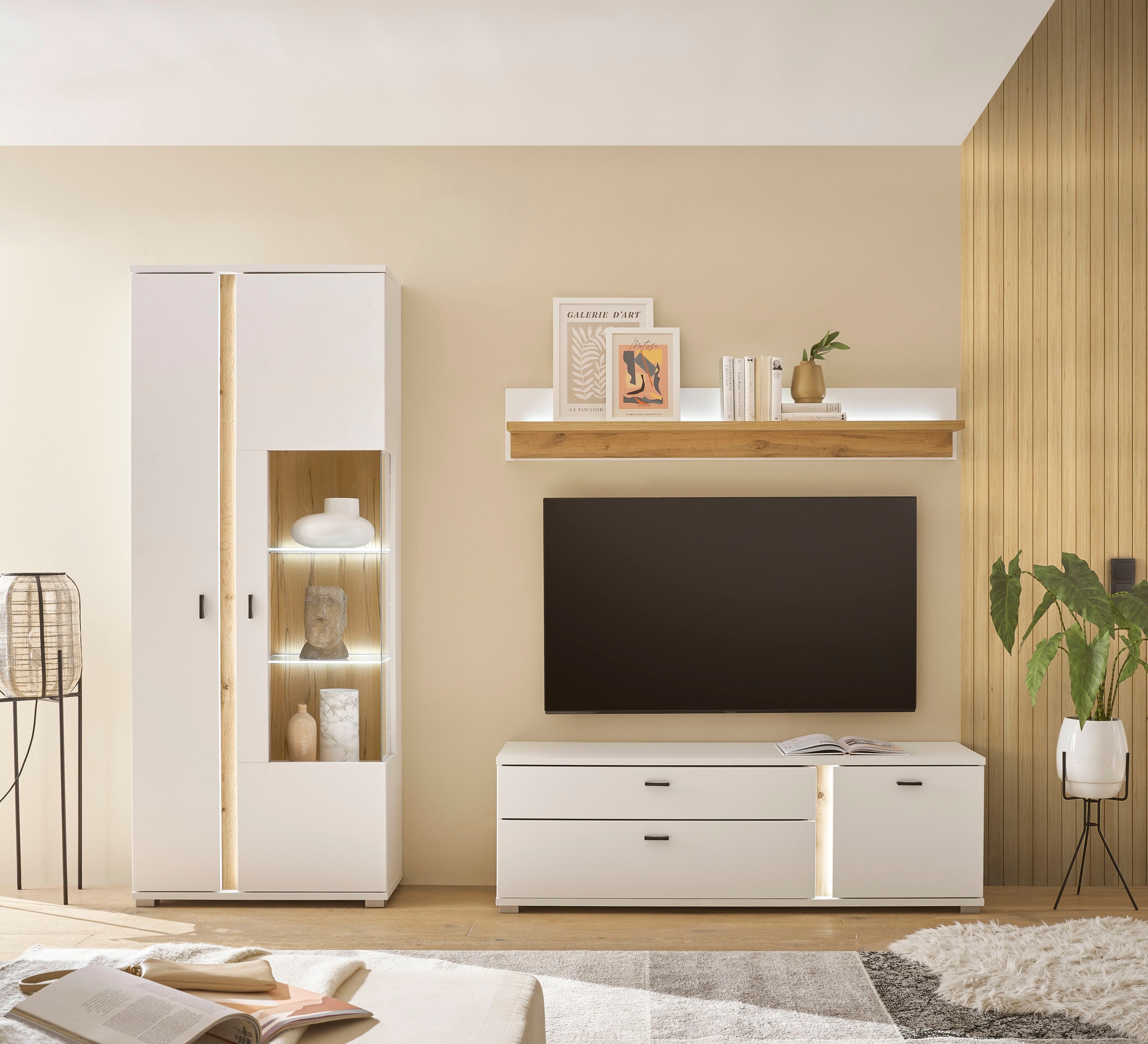 Home affaire Wohnwand »LONG ISLAND« Set, 3 Stk. tlg.