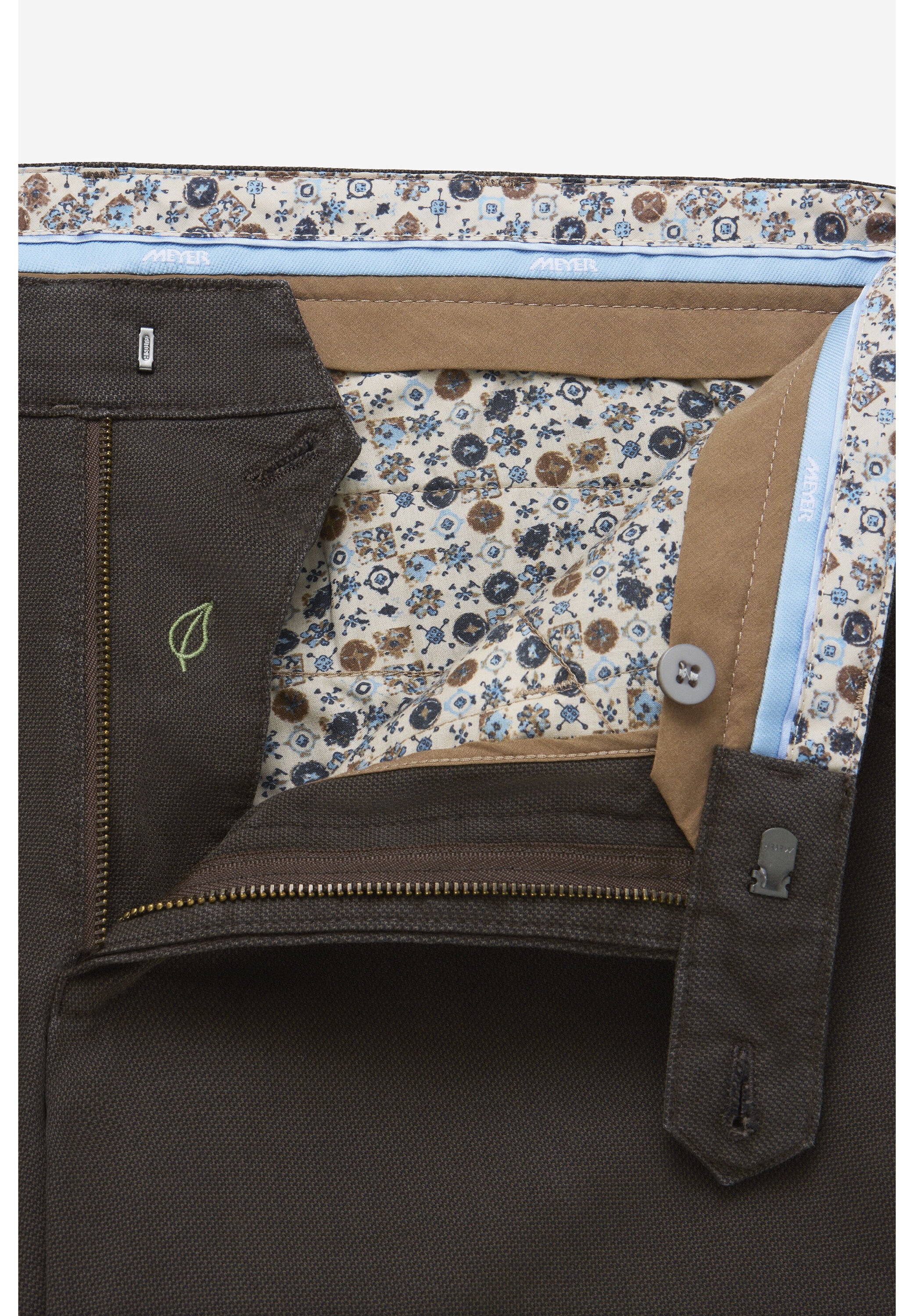 MEYER Chinohose »Chicago 2-5628«  raffiniert eingearbeitete Micro Structure