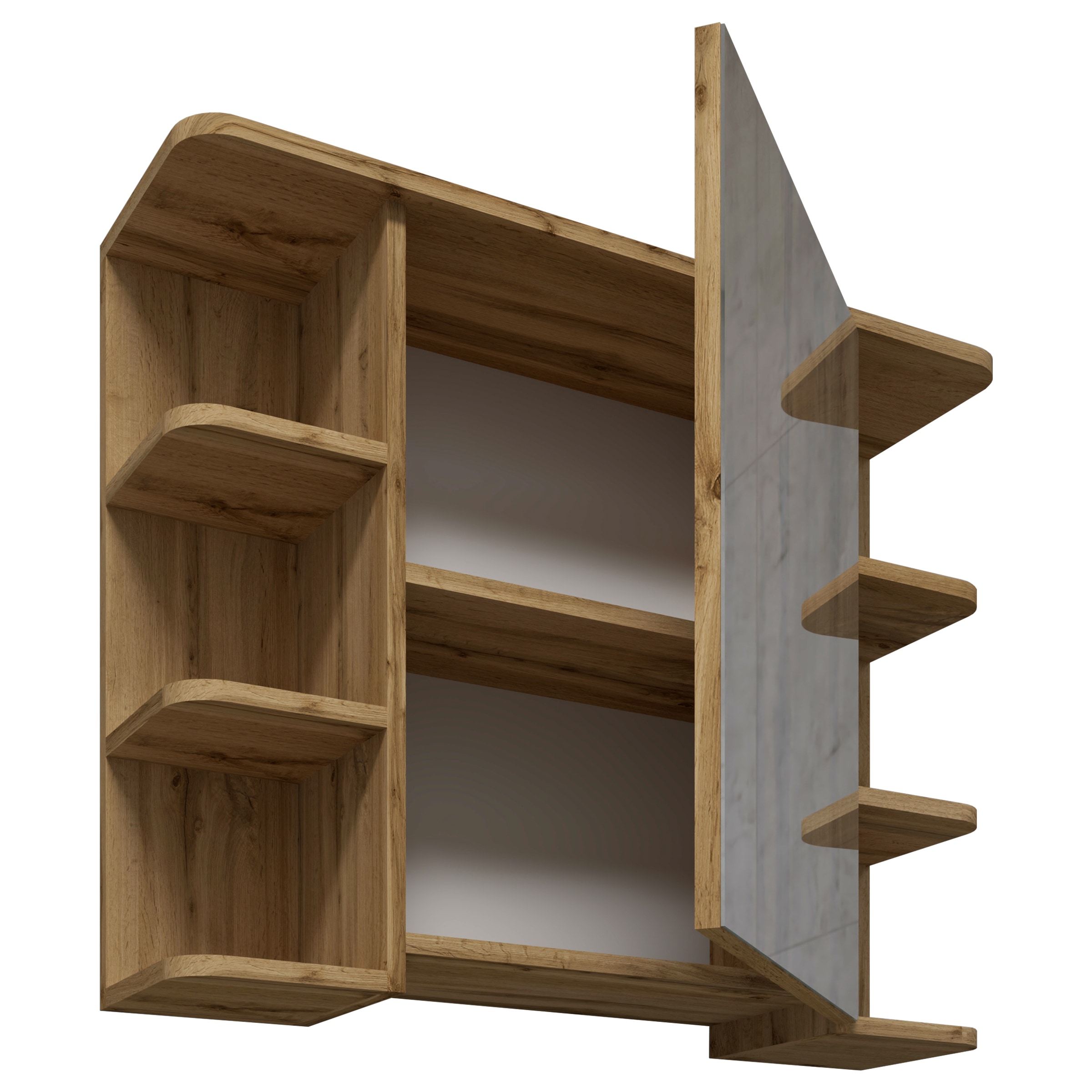 VCM Badspiegel »Holz Badmöbel Spiegelschrank Spiegel Ablage Nilosi«