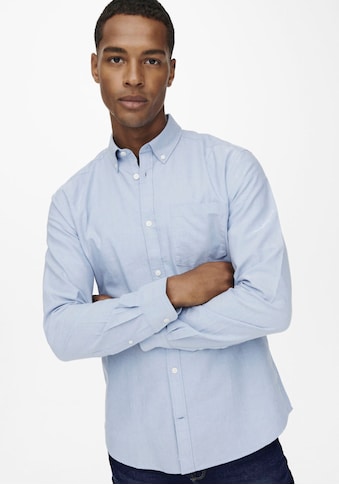 Langarmhemd »NEIL LIFE ORGANIC OXFORD SHIRT«