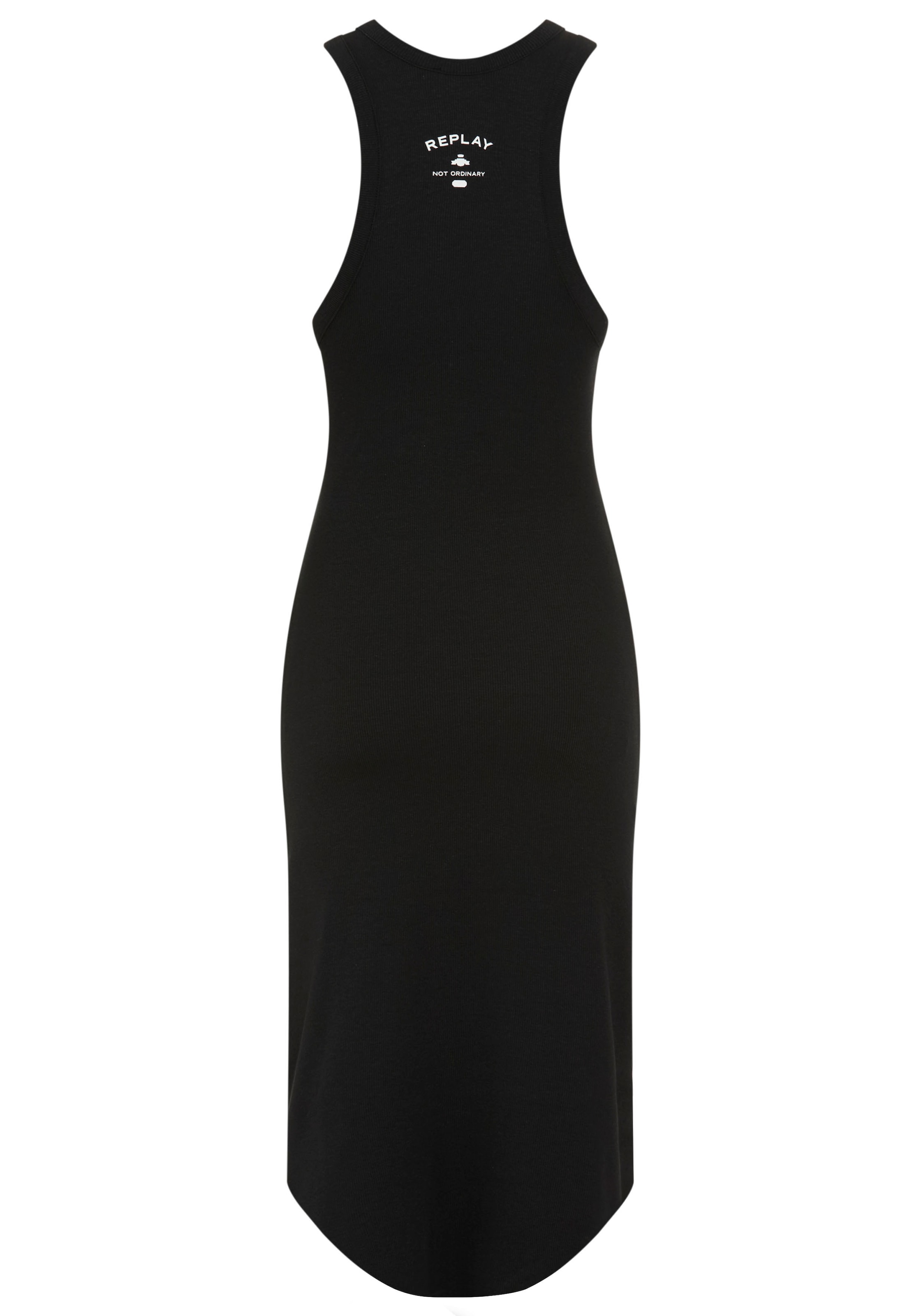 Replay Jerseykleid in gerippter Struktur, figurbetont