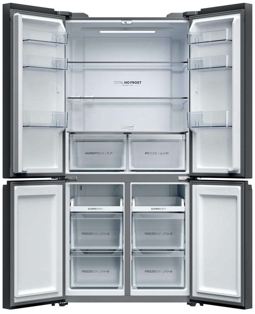 Haier Kühl-/Gefrierkombination »HCR39F19ENPT« 190,5 cm hoch 90,8 cm breit Humidity Zone: Obst, Gemüse und Salat 2x länger frisch halten