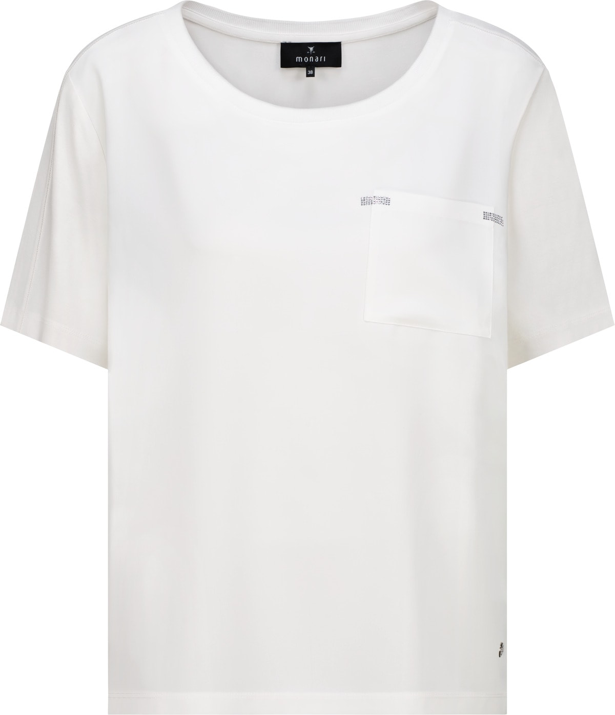 Monari Schlupfbluse »Schluse Basic« Regular fit mit Strasssteinen