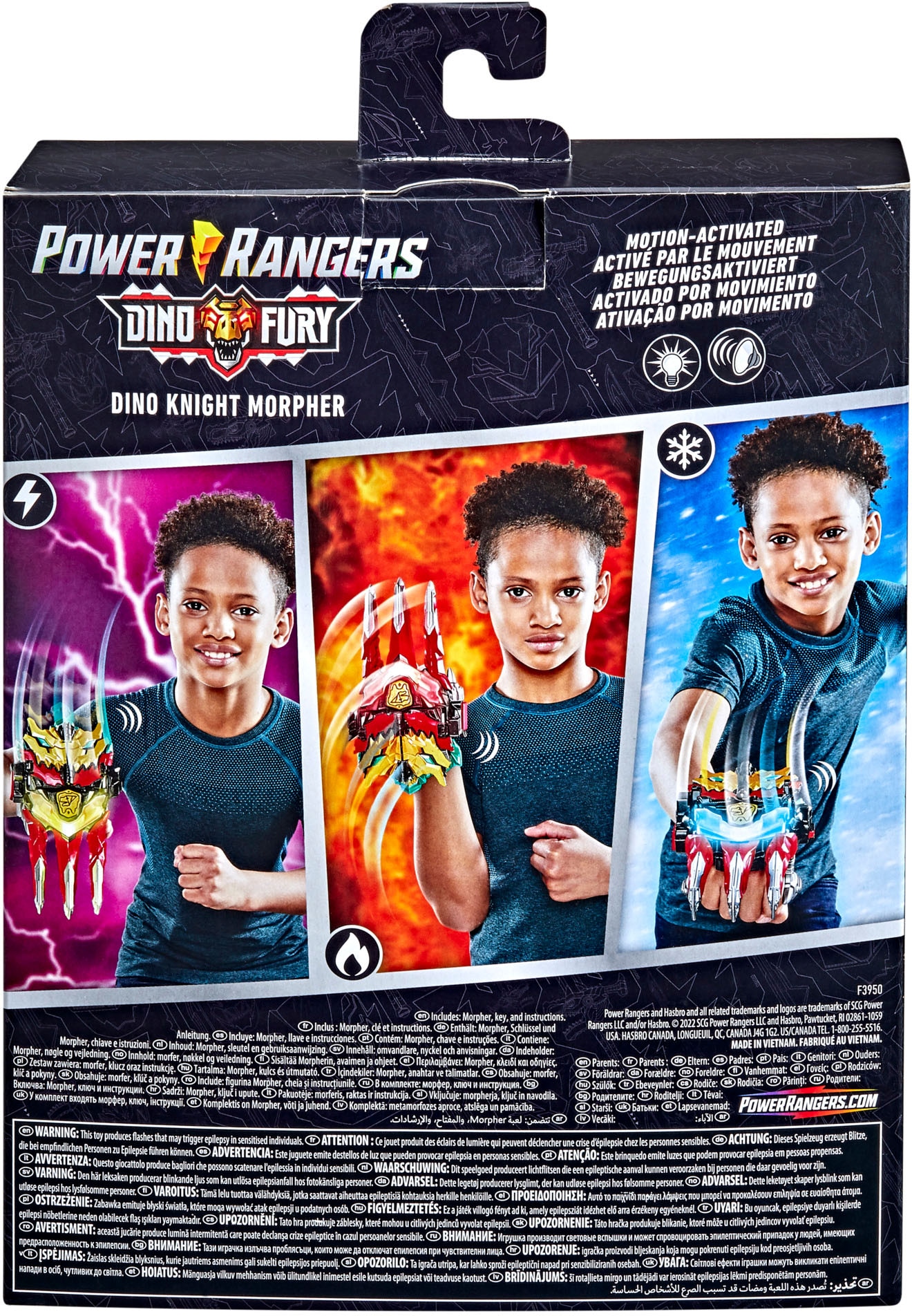 Hasbro Blaster »Power Rangers Dino Fury, Knight Morpher«, mit Licht und Sound
