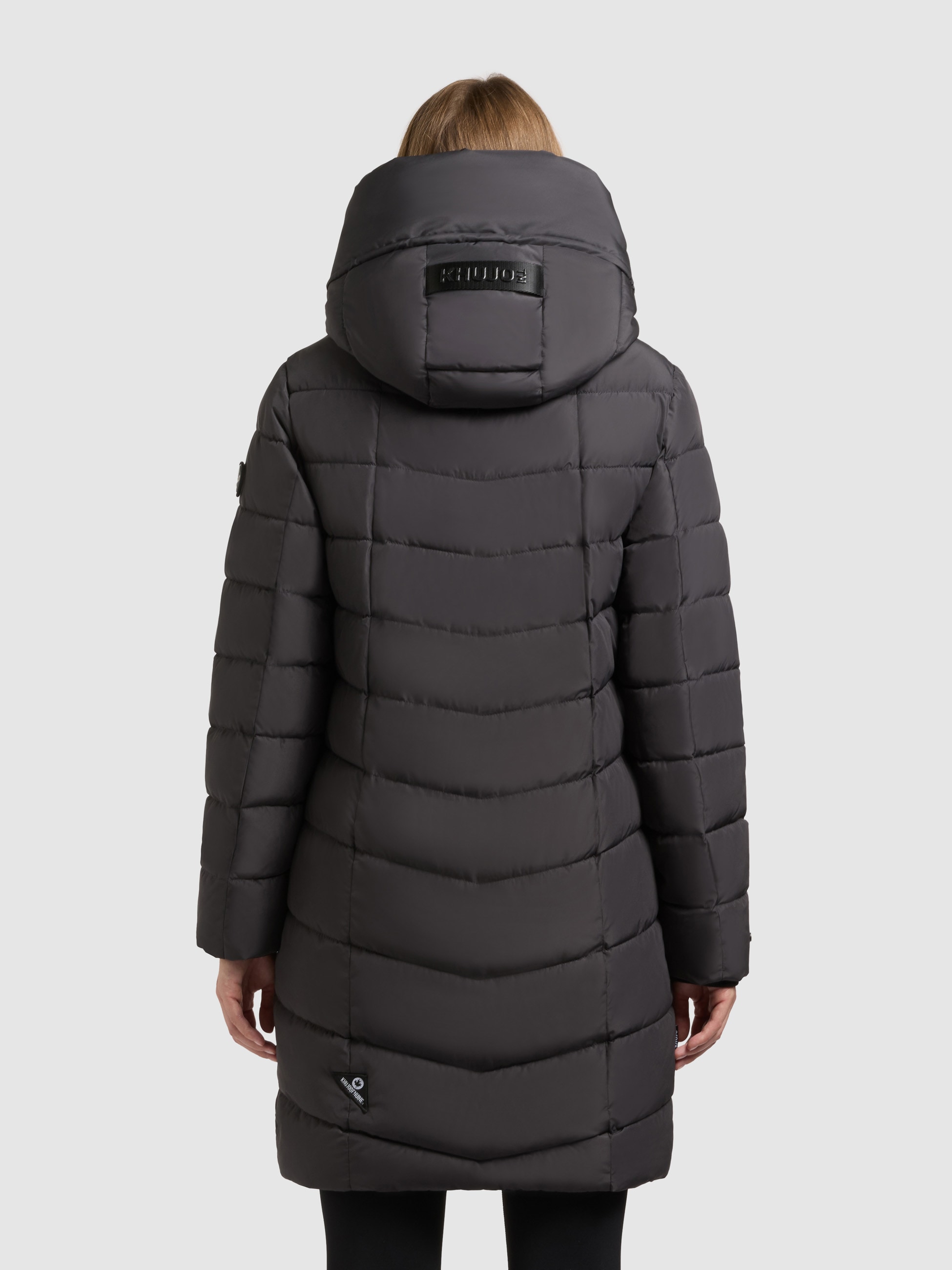 khujo Steppmantel »ENEF« Taschenbeutel mit Fleece