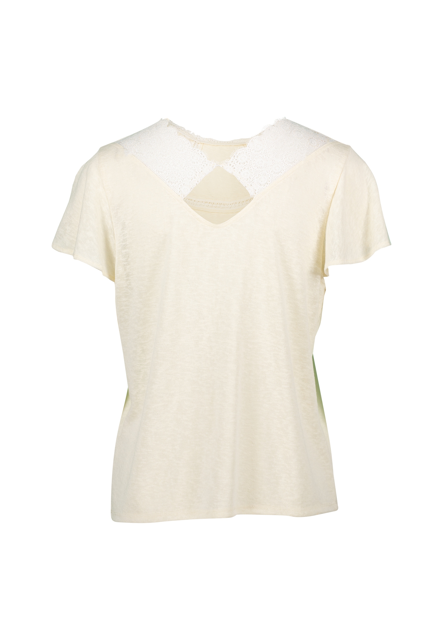 Zero T-Shirt »Shirt mit Häkeldetails«