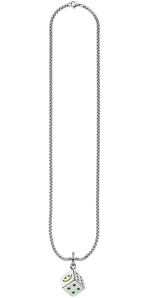 Bruno Banani Kette mit Anhänger »Schmuck Geschenk Venezia Lucky Cube Würfel, B0244N/20/00/55«