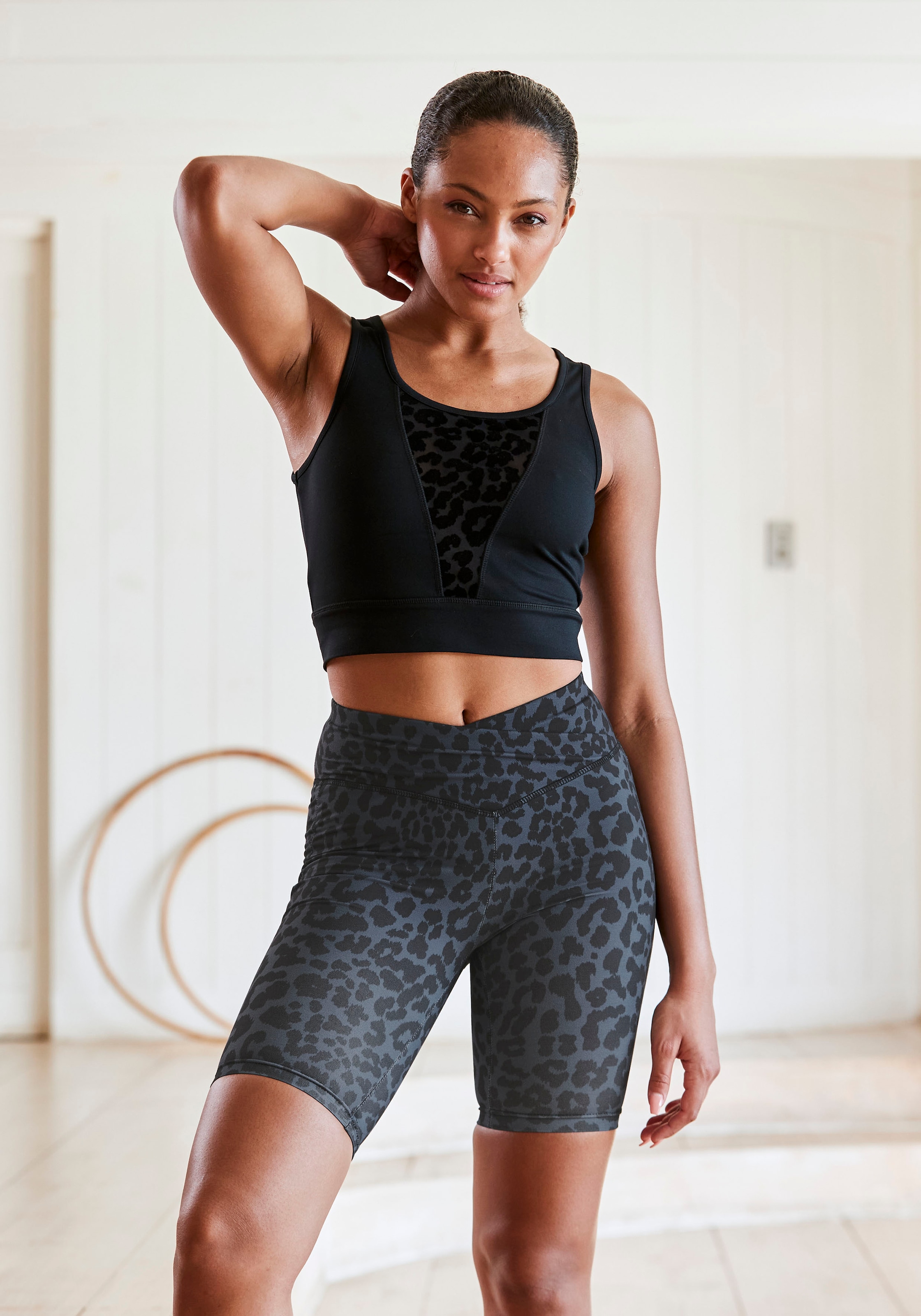 LASCANA ACTIVE Radlerhose, mit allover Druck