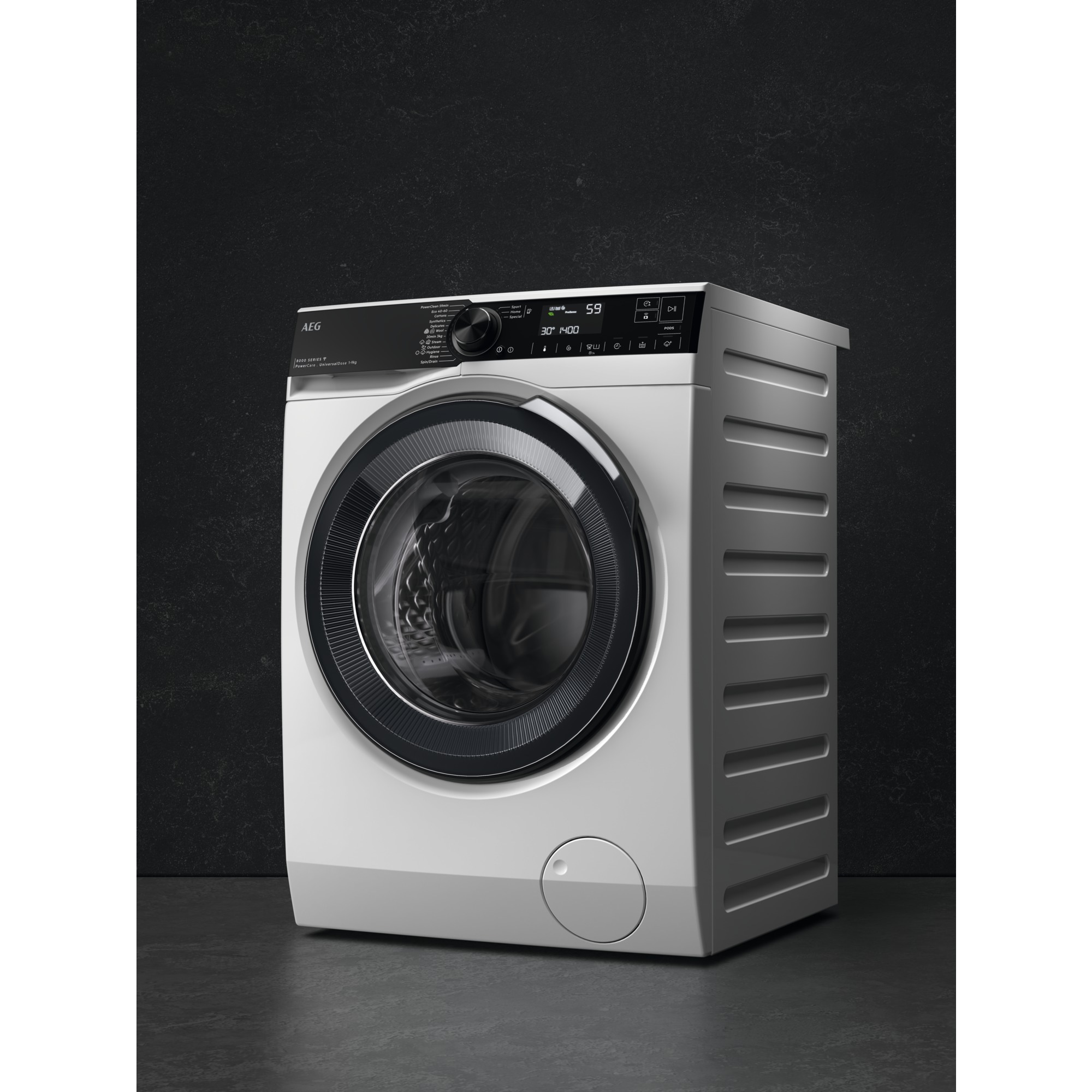AEG Waschmaschine 8000 PowerCare® »LR8EW75400« 10 kg 1400 U/min PowerClean: Vollständige Fleckenentfernung in 59 Min-Programm bei 30°C