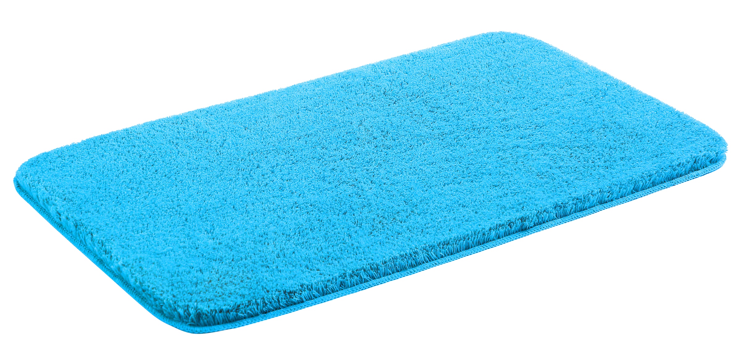 my home Badematte »Merida, Badvorleger, Badezimmer Teppich«, rutschhemmend beschichtet, fußbodenheizungsgeeignet-schnell trocknend-strapazierfähig, Badteppich, Uni Farben, rechteckig, rund & als 2-tlg. Set erhältlich