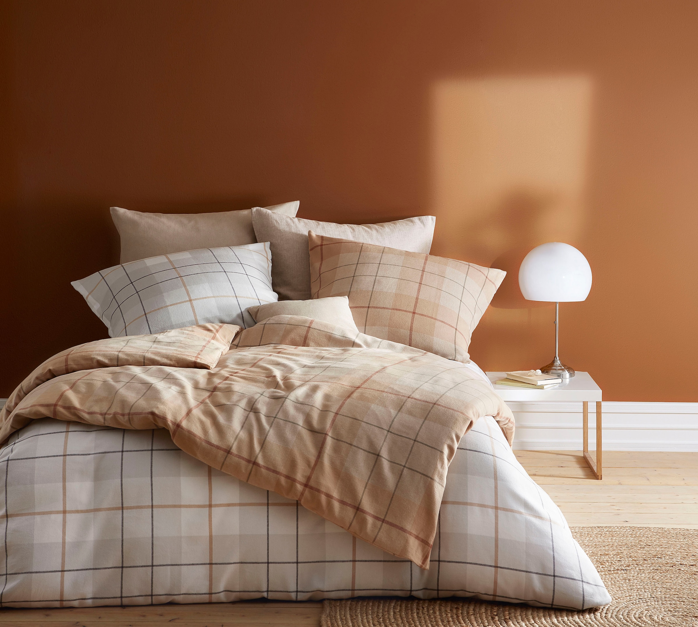 fleuresse Bettwäsche »Lech 4112« 2 Stk. tlg. Edelflanell, Baumwolle, in Gr. 135x200, 155x220, 200x200cm