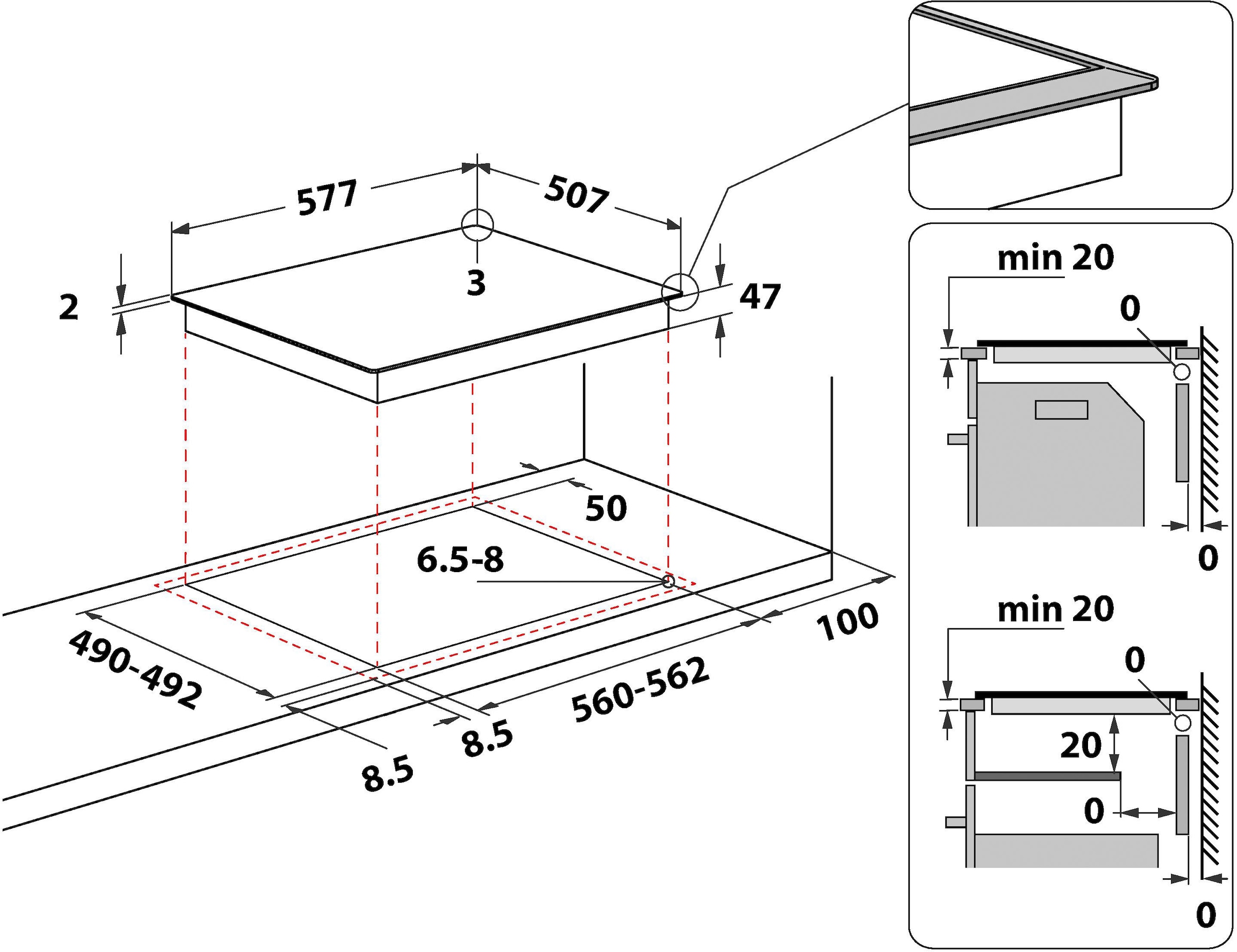 Privileg Backofen-Set »PBB52HROK«, Hydrolyse