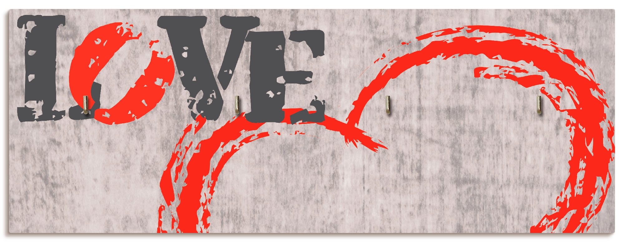 Artland Hakenleiste »Liebe ist...«, MDF