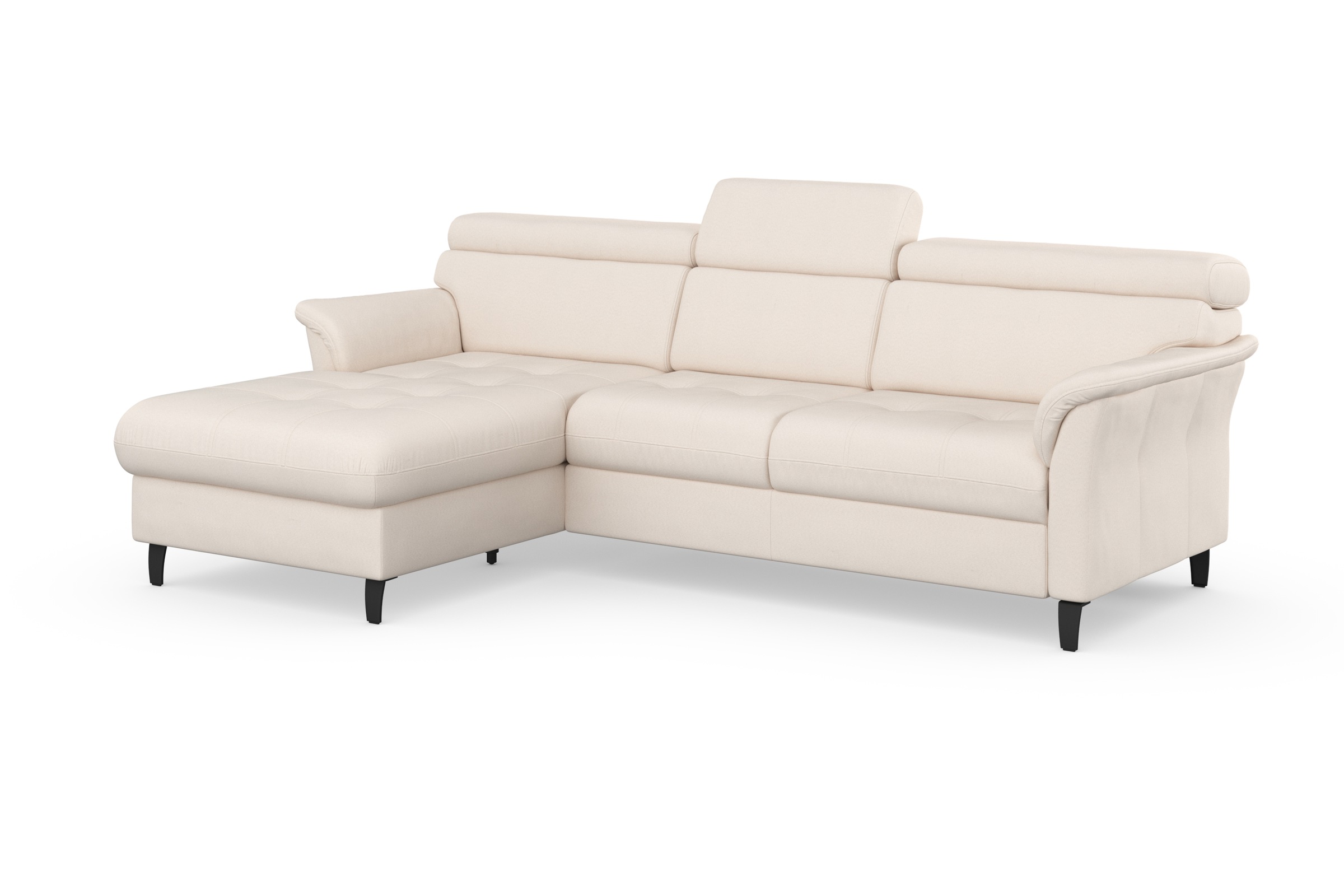 sit&more Ecksofa »Marano L-Form« inklusive Kopfteilverstellung, wahlweise mit Bettfunktion, Bettkasten