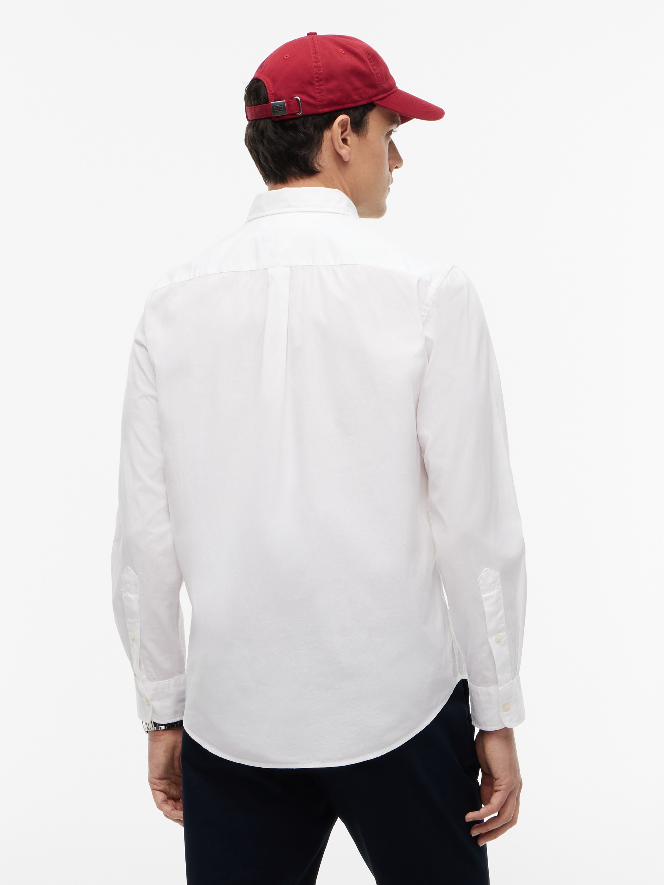 Tommy Hilfiger Langarmhemd »CORE FLEX POPLIN SOLID Regular Fit SHIRT« Regular Fit Flex Cotton