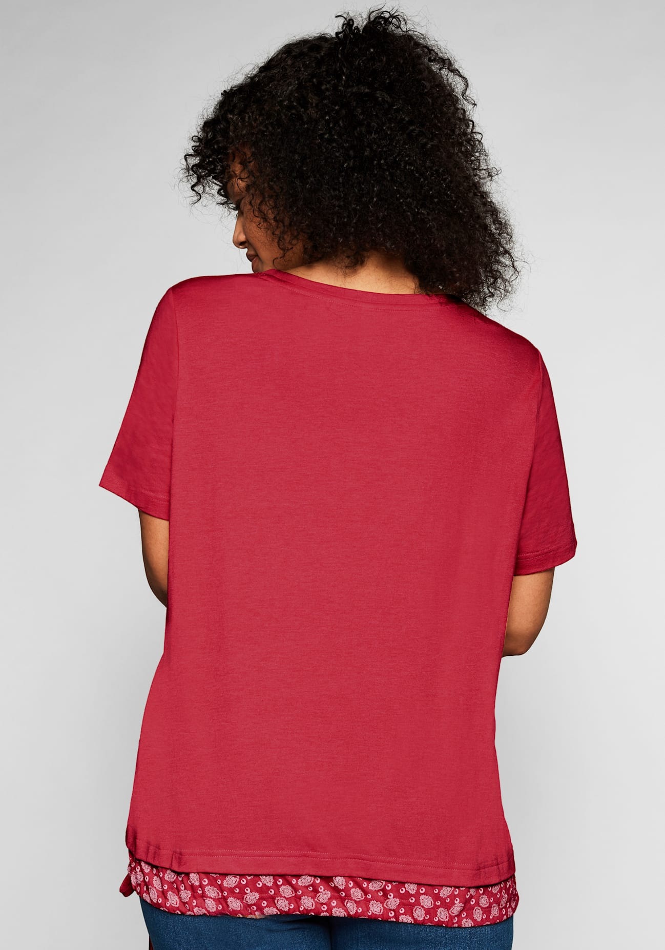 Sheego T-Shirt »T-Shirt«, (1 tlg.)