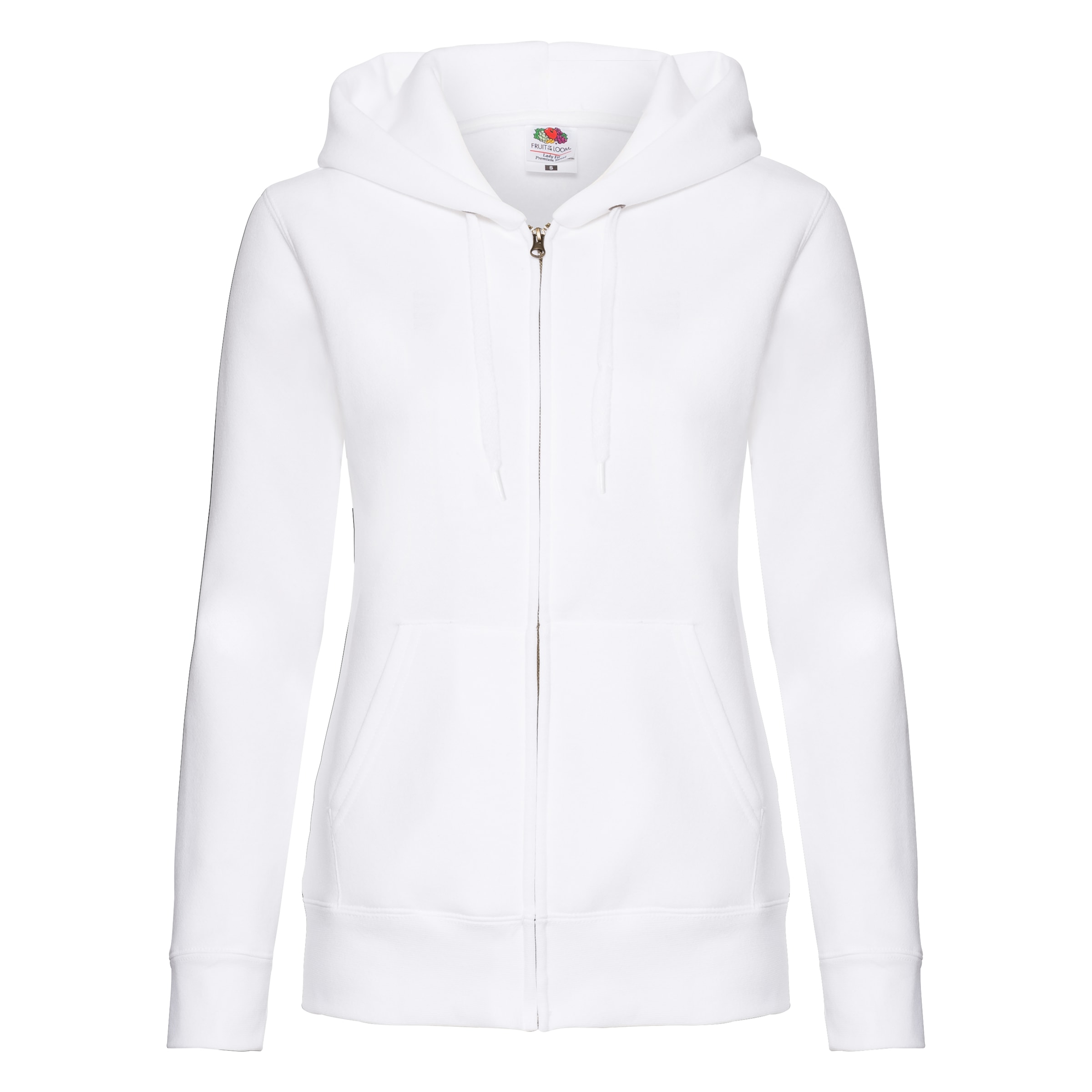 Fruit of the Loom Kapuzensweatshirt »Lady-Fit Premium hooded Sweat Jacket«
