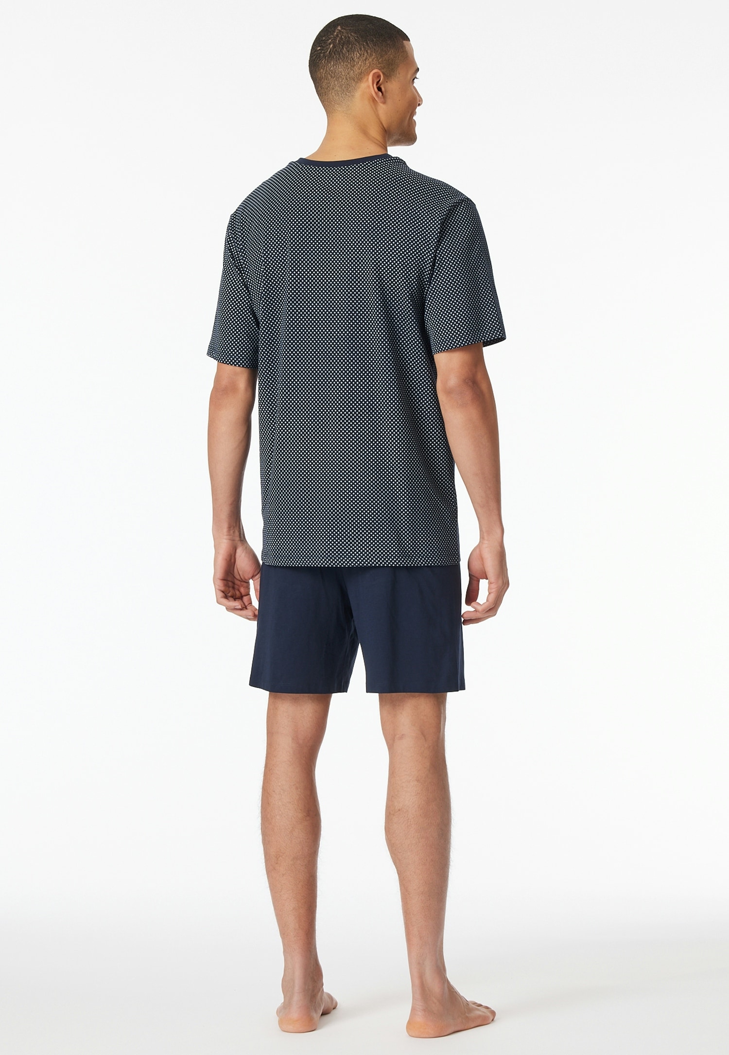 Schiesser Shorty »"Comfort Essentials"«, (2 tlg.), mit gemustertem Oberteil