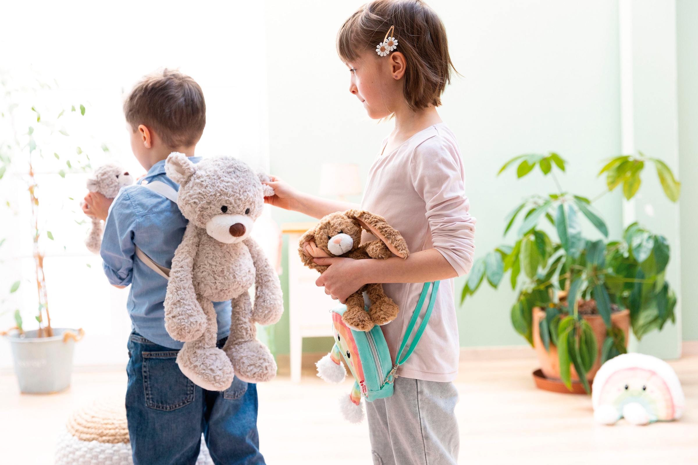 Nici Kinderrucksack »Classic Bear, Rucksack Bär Finni, 40 cm figürlich«, enthält recyceltes Material