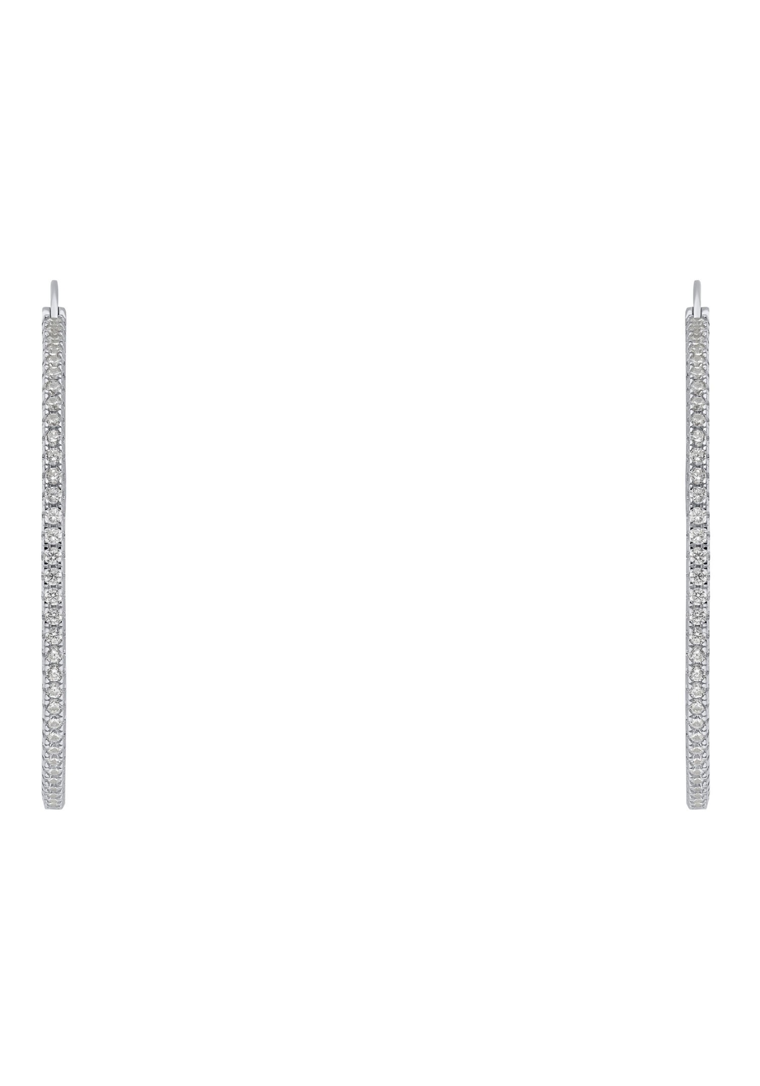 Amor Paar Creolen »2034424« mit Zirkonia (synth.)