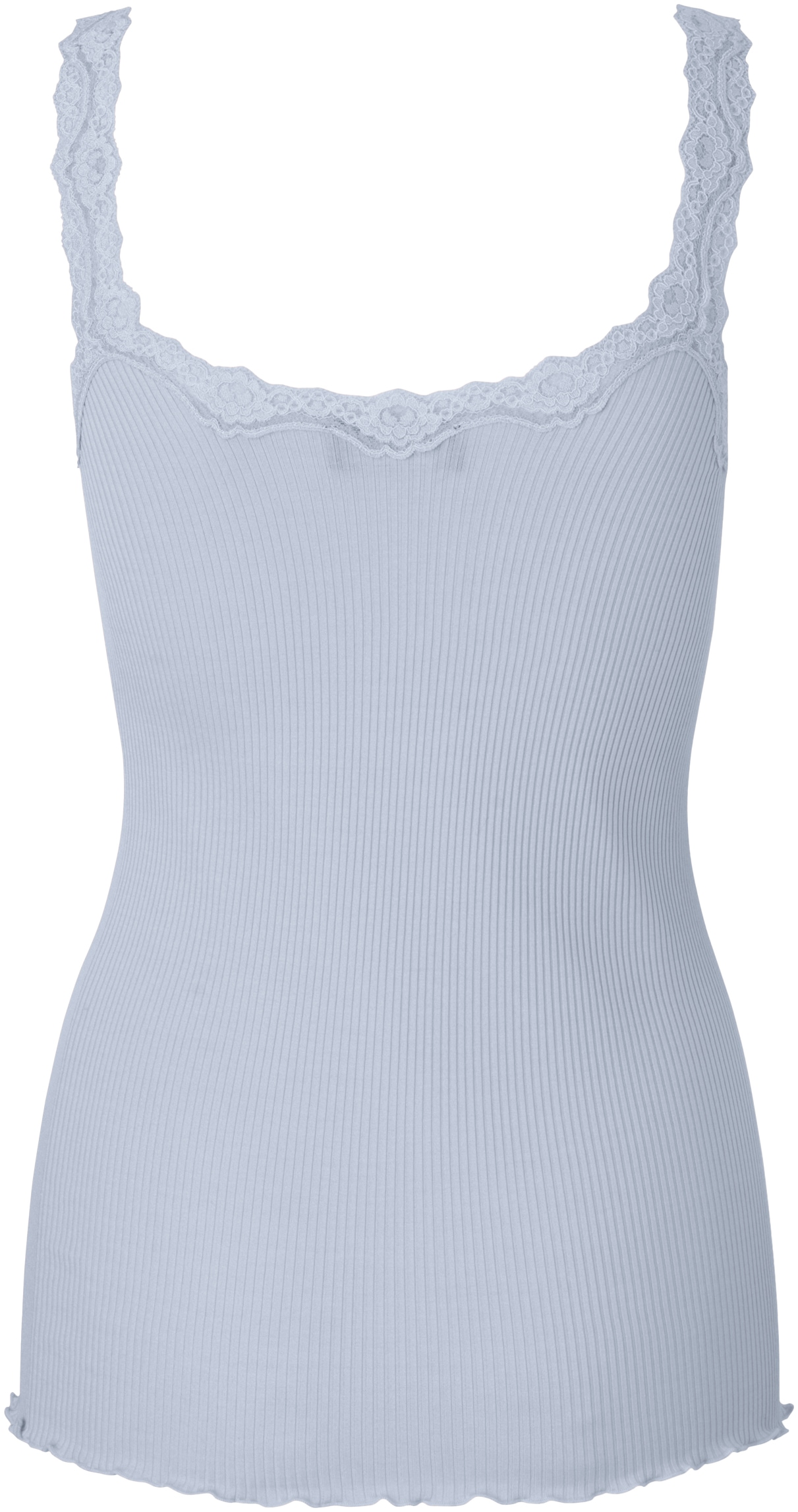 rosemunde Tanktop »Babette Silk Top«, wunderschöner, umgedrehter Vintage-Spitzenbesatz