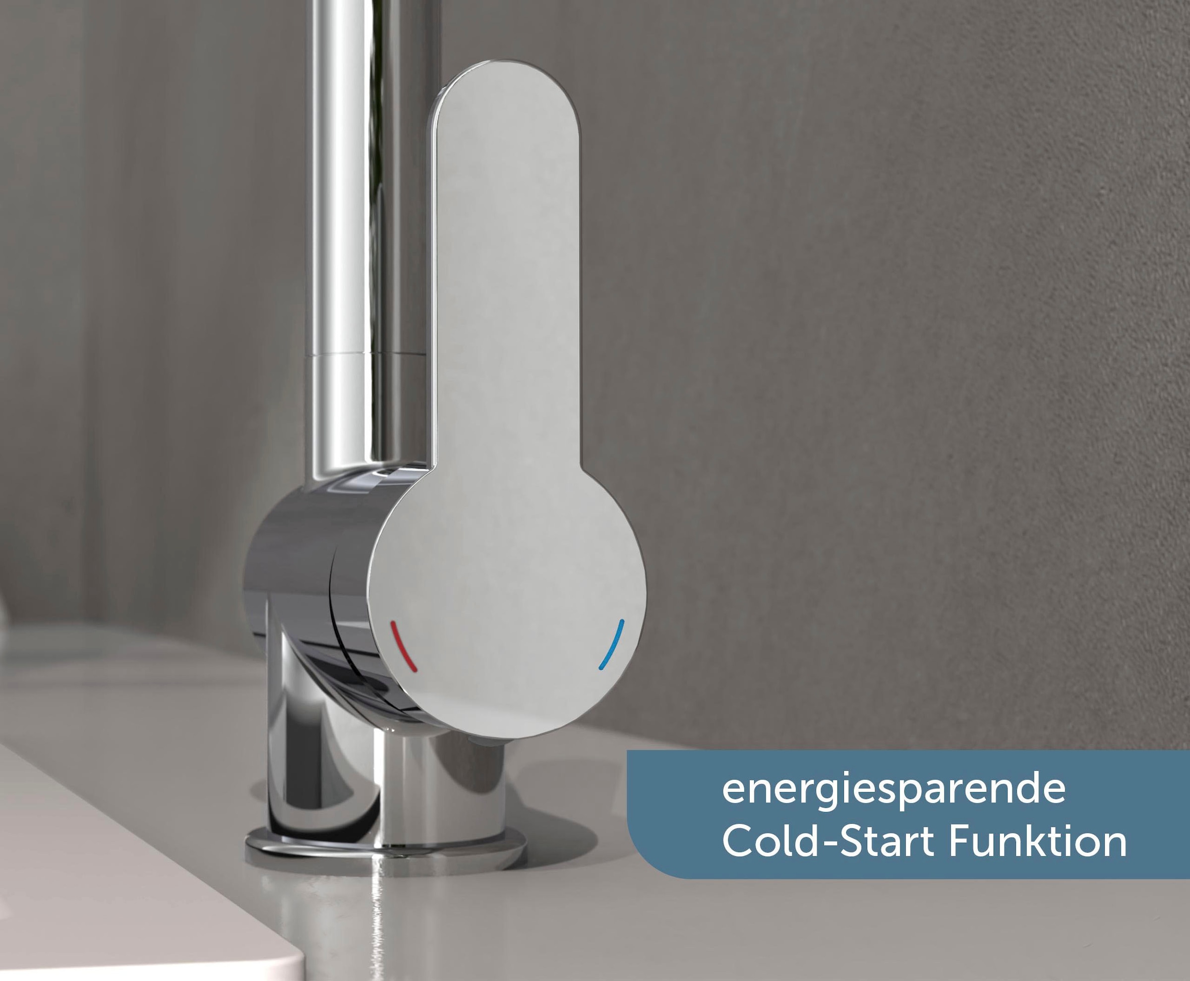 Schütte Spültischarmatur »RIO Schütte« Wasserhahn mit Energiesparfunktion, 360° schwenkbare Mischbatterie