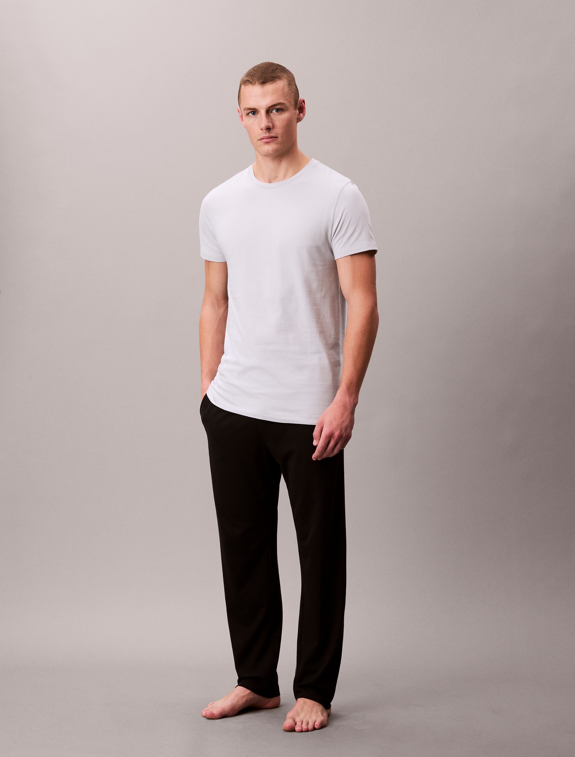 Calvin Klein Underwear T-Shirt »S/S CREW NECK 3PK«, (Packung, 3 tlg., 3er-Pack), mit Logostickerei