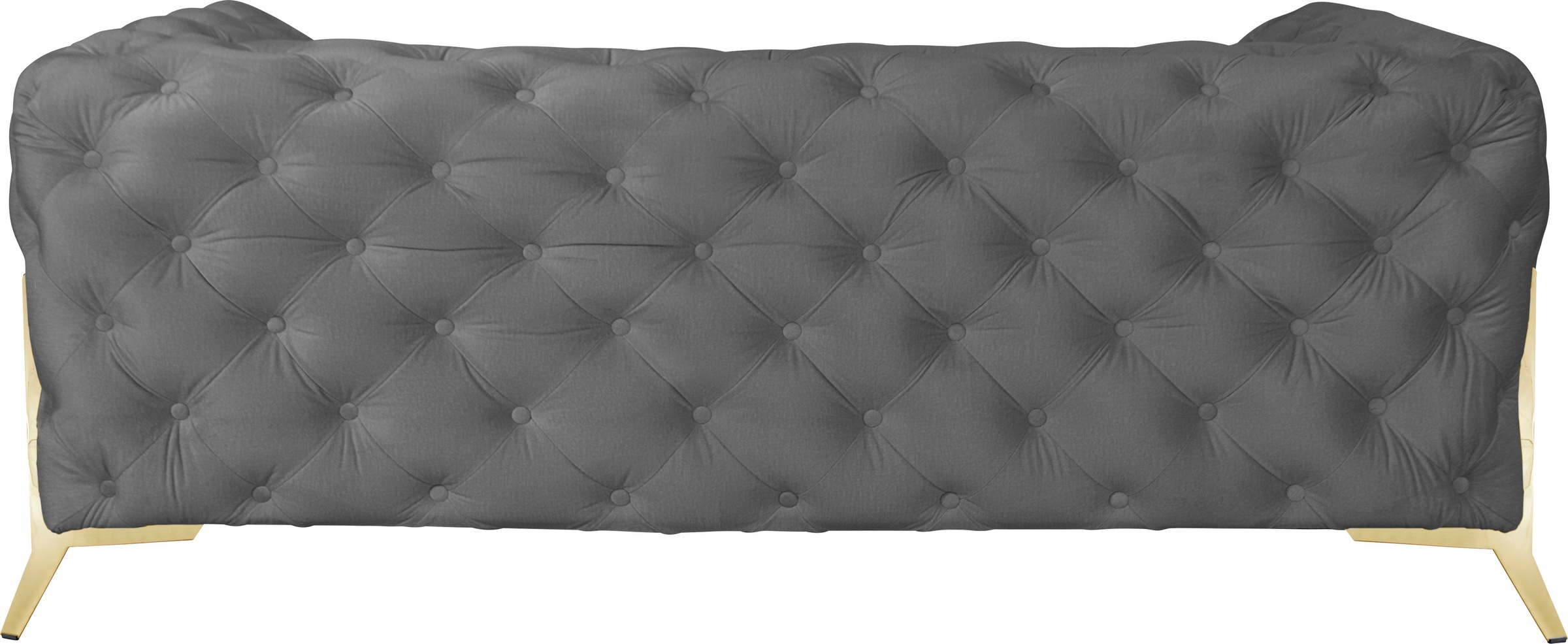 Leonique Chesterfield-Sofa »Amaury«, aufwändige Knopfheftung, moderne Chesterfield Optik, Fußfarbe wählbar