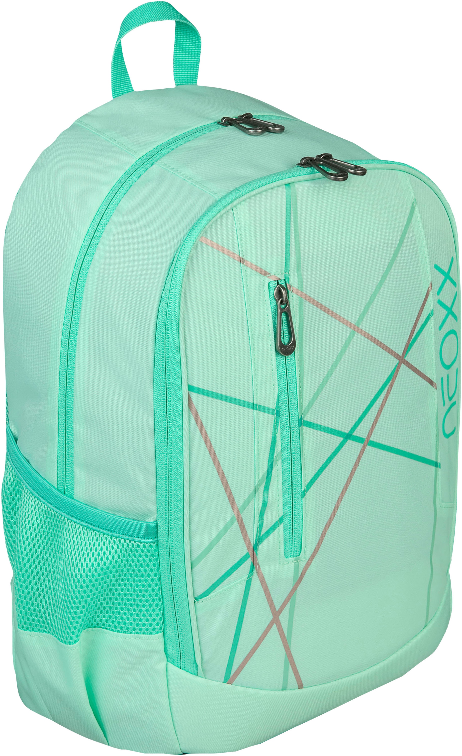 neoxx Schulrucksack »Flow, Mint To Be«, teilweise aus recyceltem Material