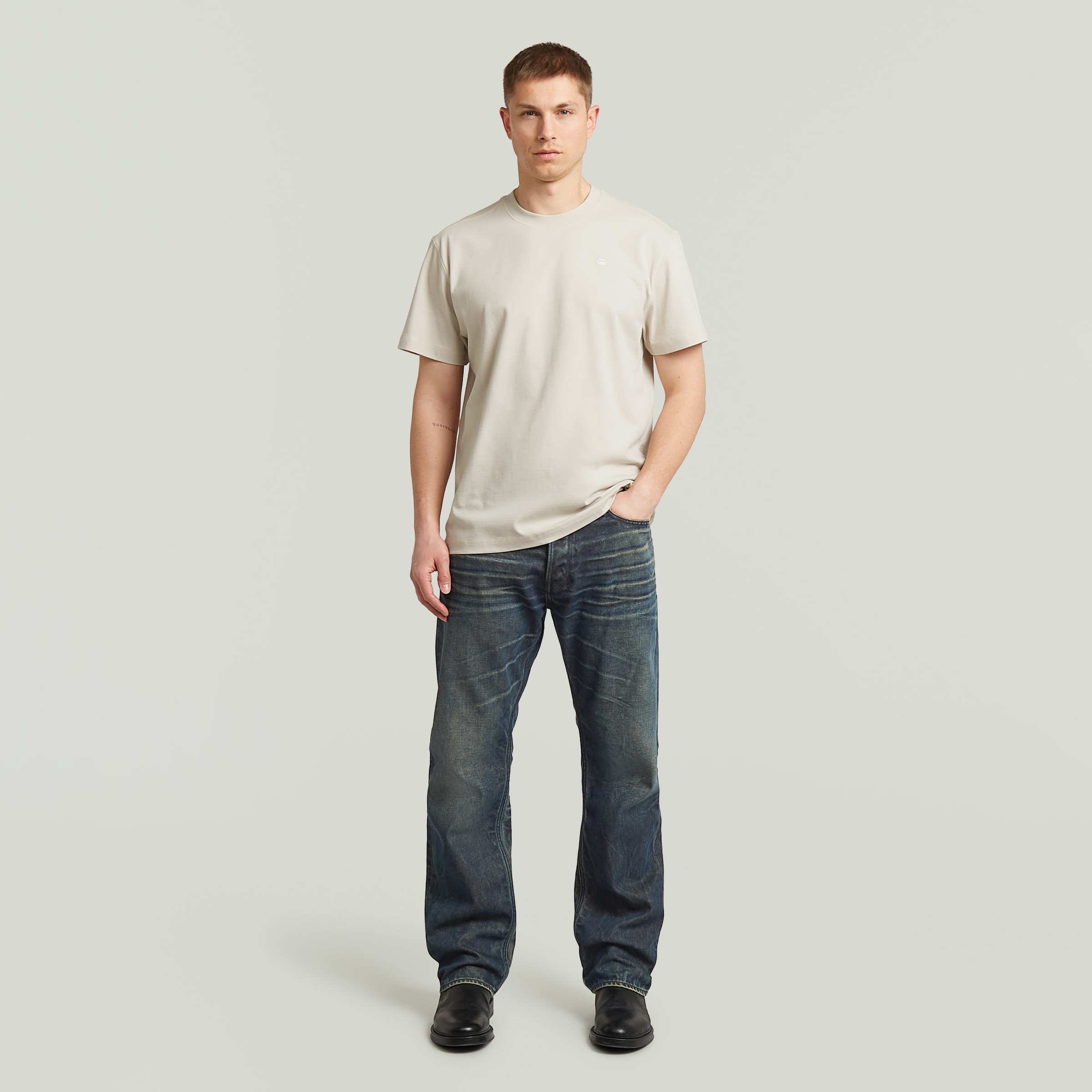 G-STAR T-Shirt »Unit r t ss« mit Rundhals, Baumwolle