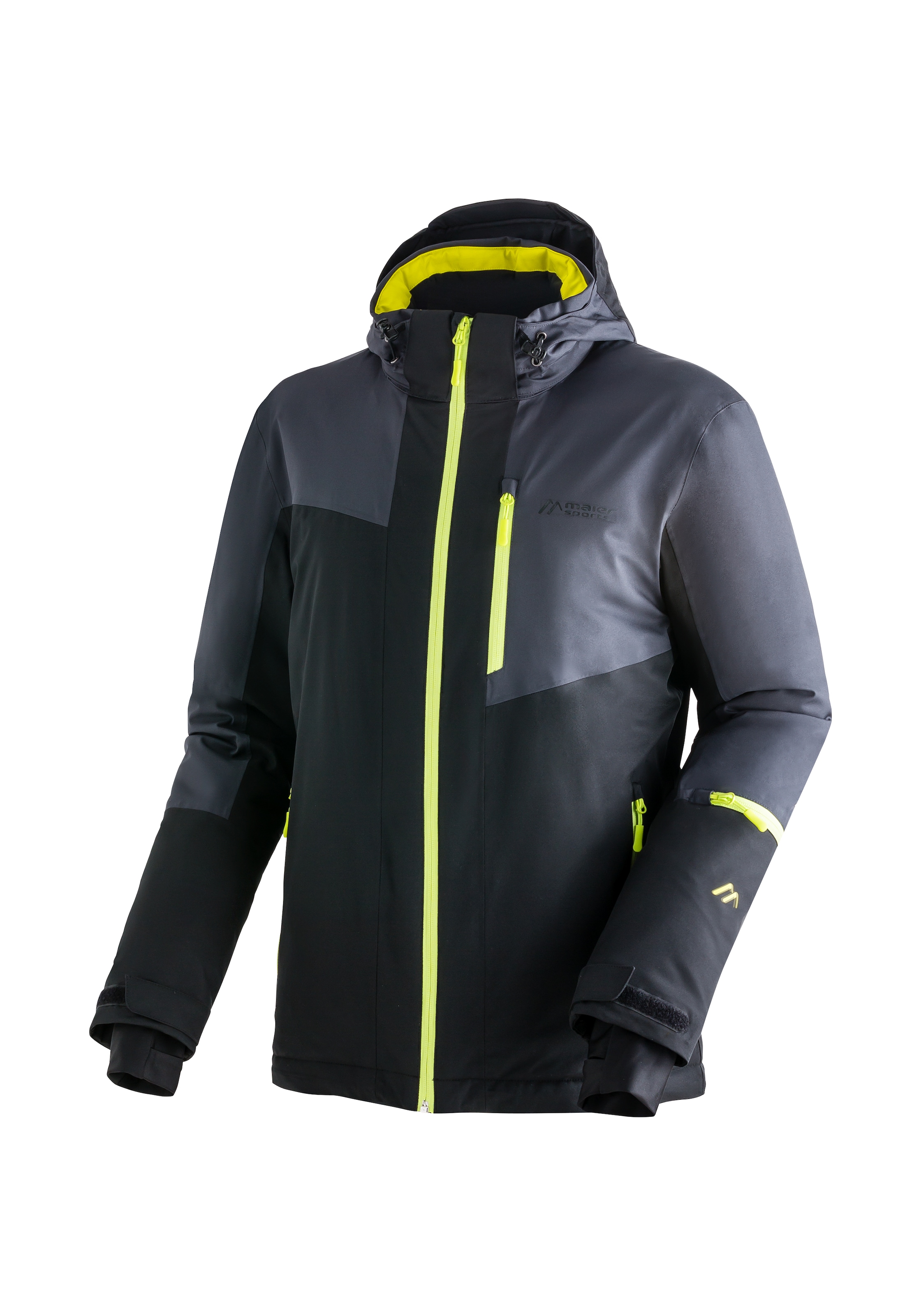 Maier Sports Skijacke »MONZABON M 2.0«, Herren Winterjacke, wind/wasserdicht, 3 RV-Taschen und Kapuze, Regular fit