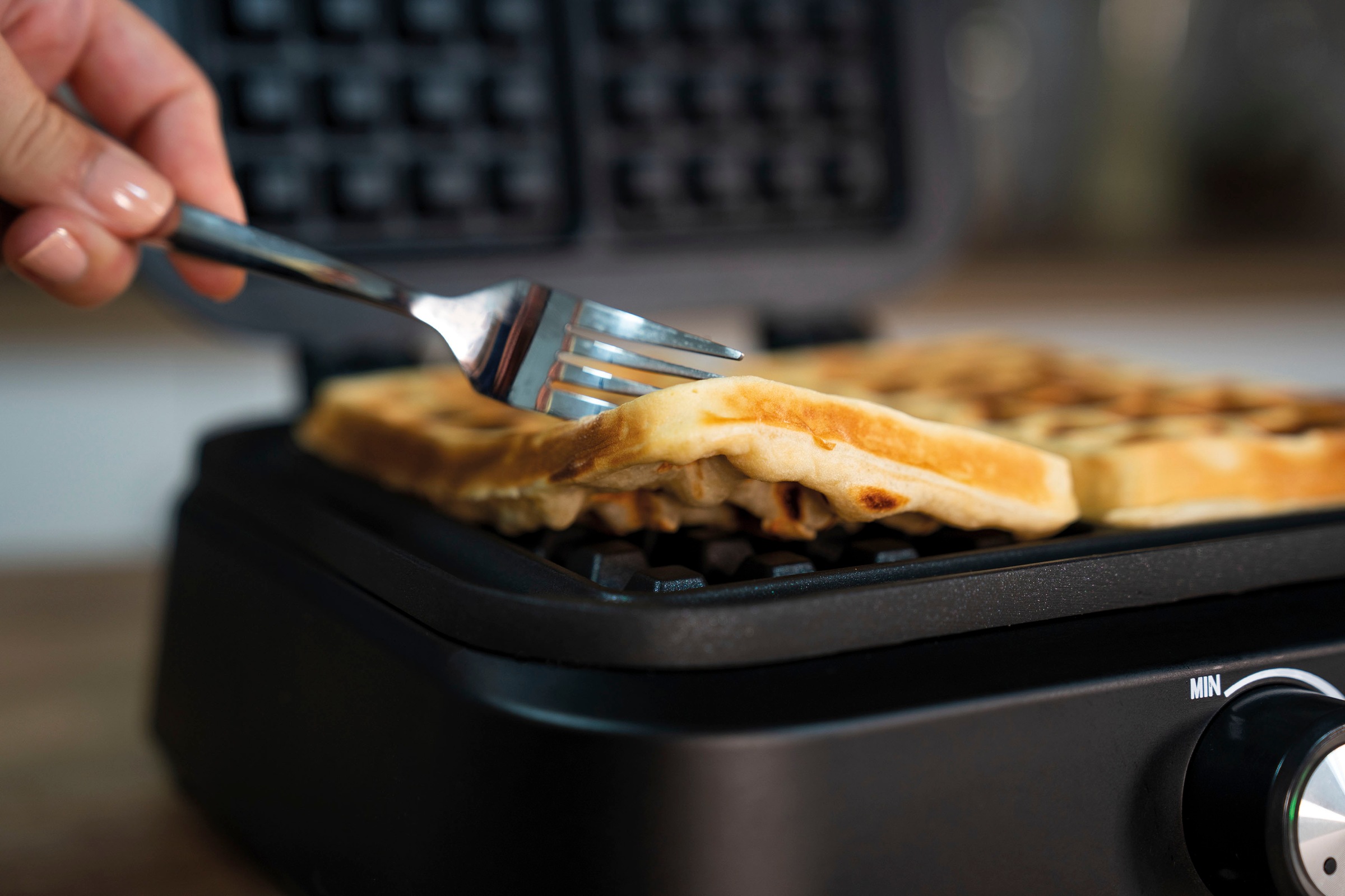 Unold Waffeleisen »48275«, 1500 W, Belgisches Waffeleisen Brüssel