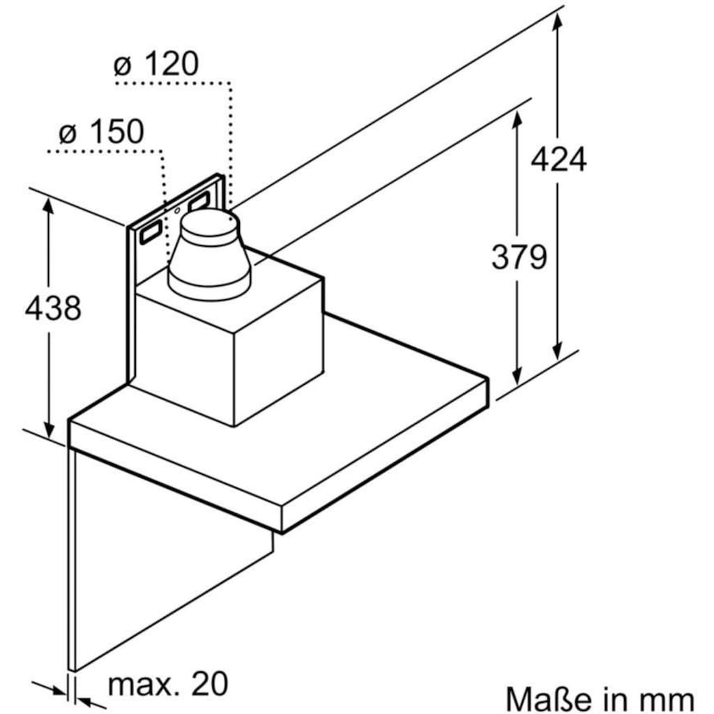 SIEMENS Wandhaube »LC97BIP50«, Serie iQ500