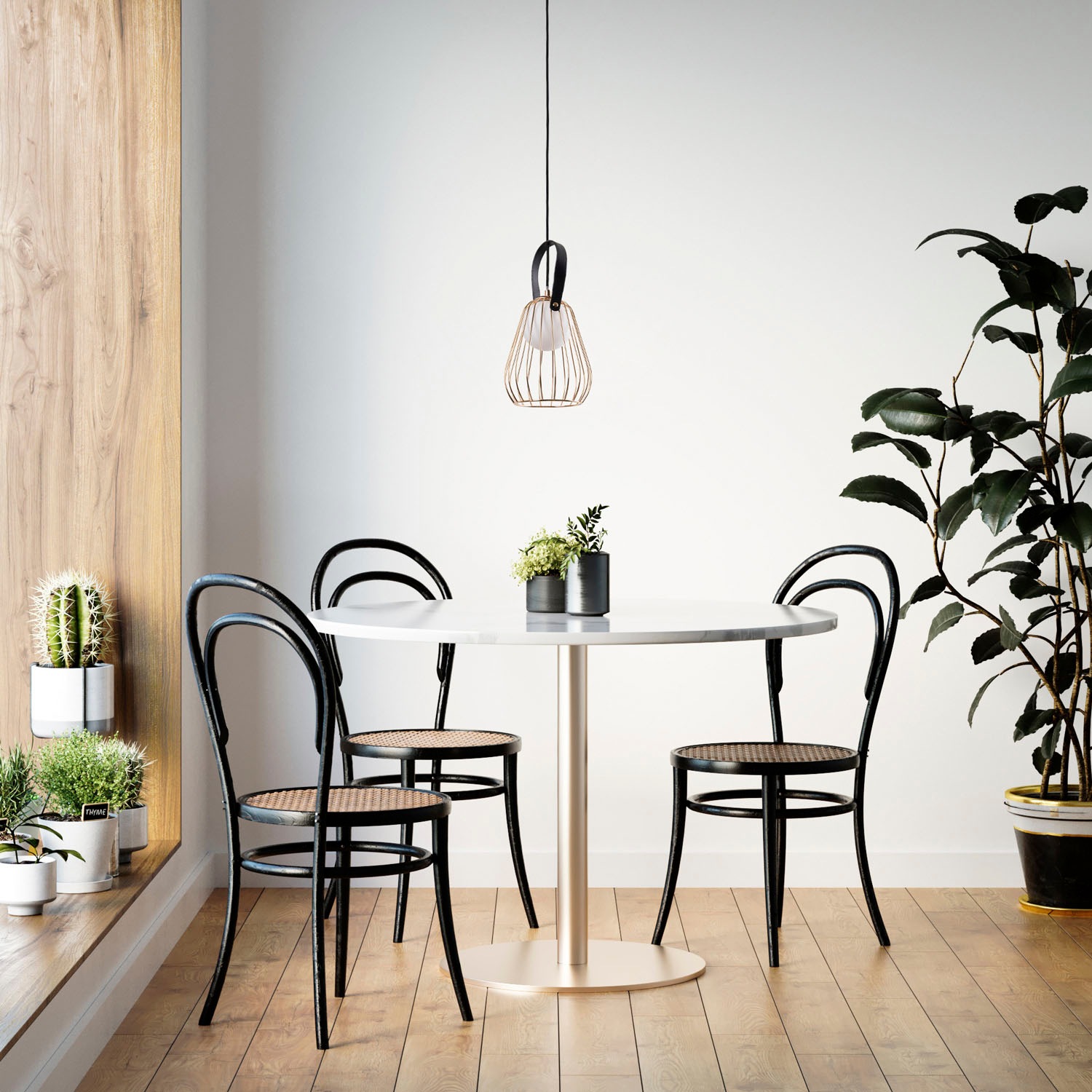 Paco Home Pendelleuchte »RICARDA«, Leuchtmittel G9 | ohne Leuchtmittel, Wohnzimmer Vintage G9 Käfigleuchte Esszimmer Metall Industrial