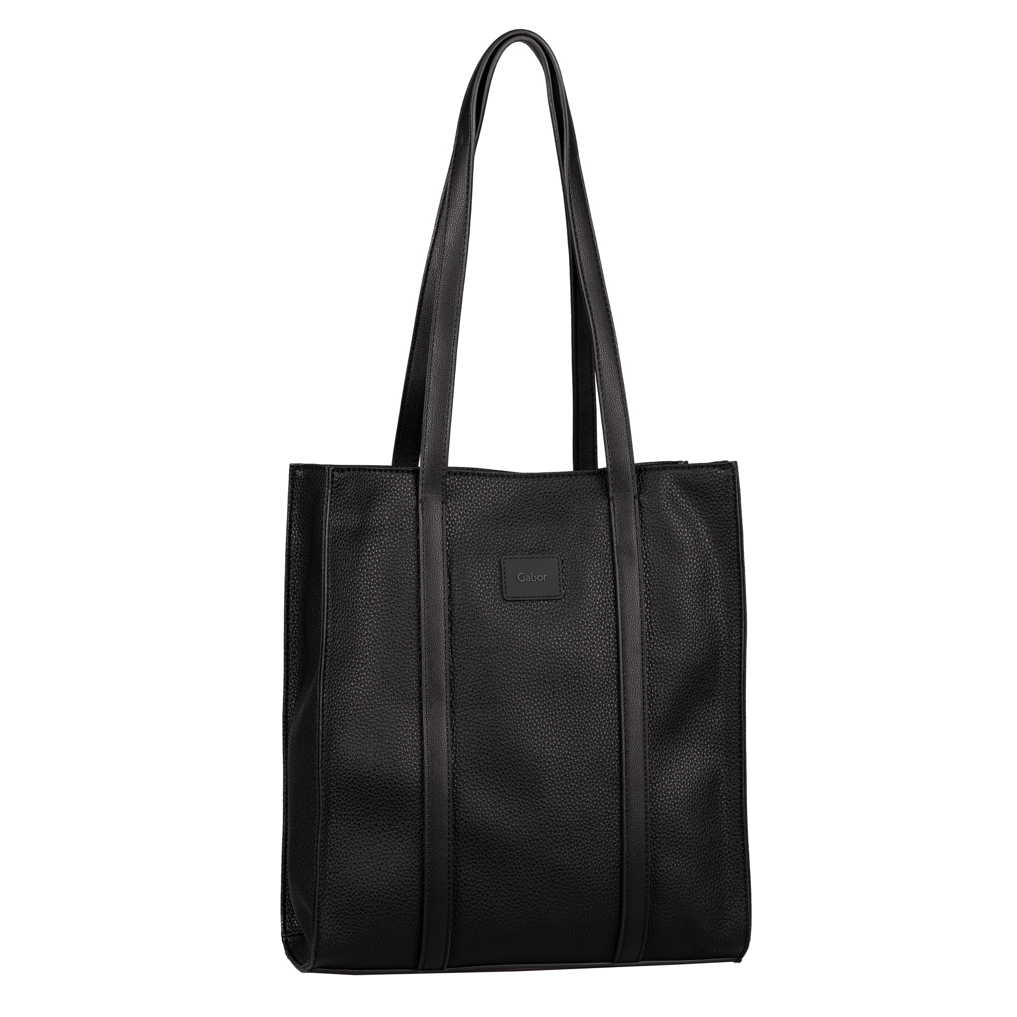 Gabor Shopper "Elfie" Damen Schultertasche mit einem Logo Rubber Patch