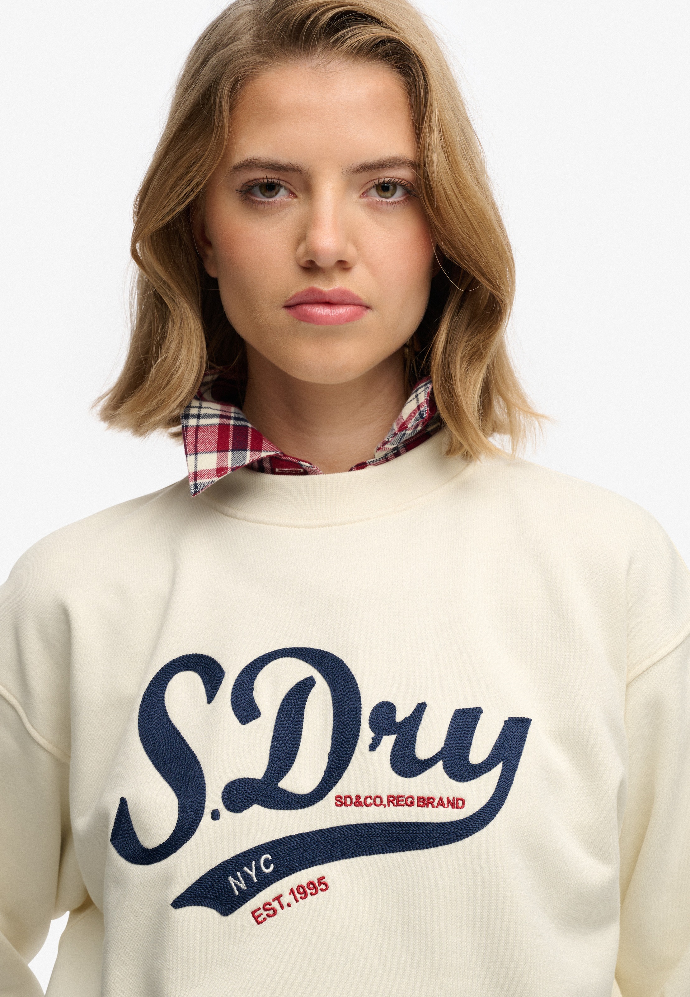 Superdry Sweatshirt »VARSITY SCRIPT LOOSE CREW«
